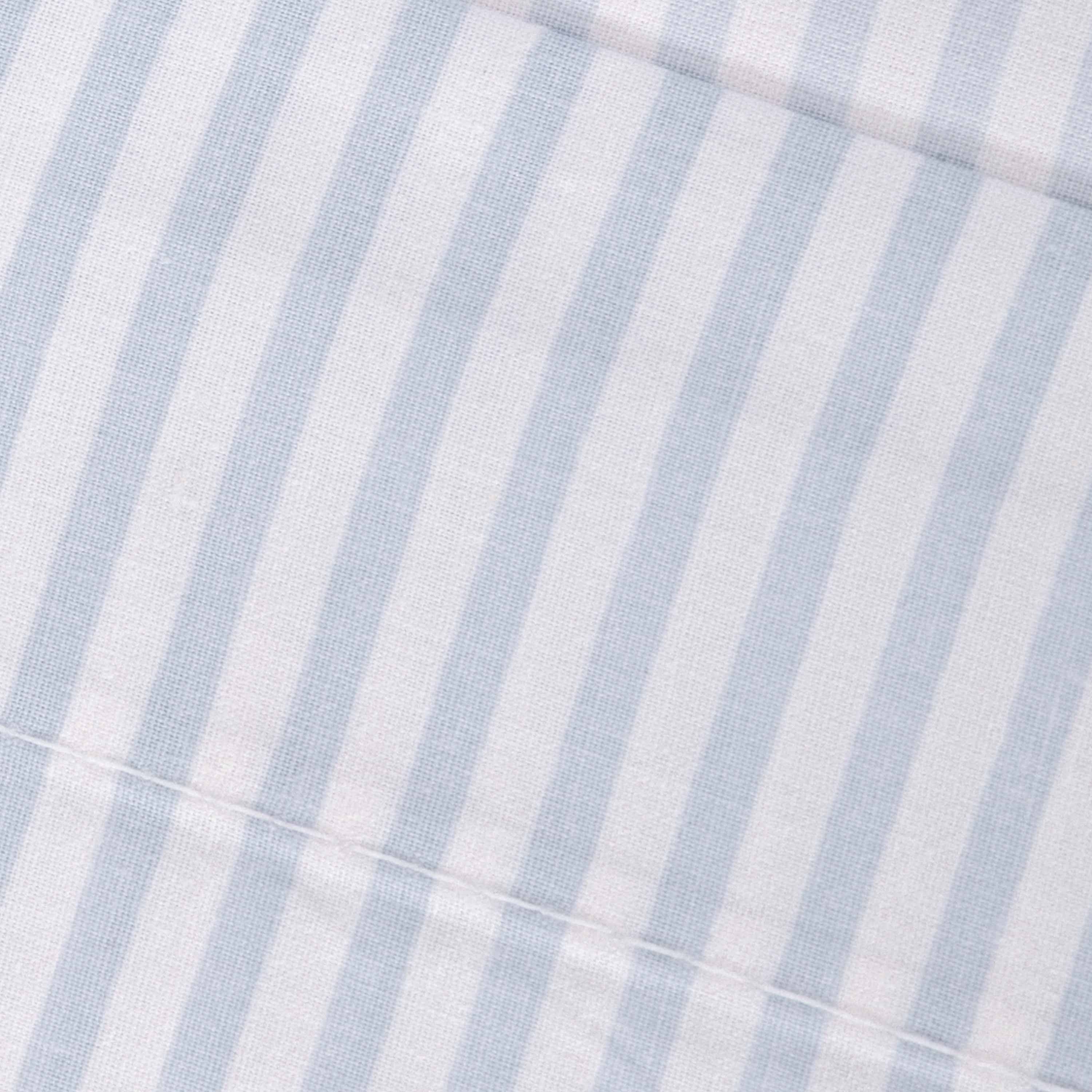 Juego de sábanas algodón percal Raya Kodac celeste