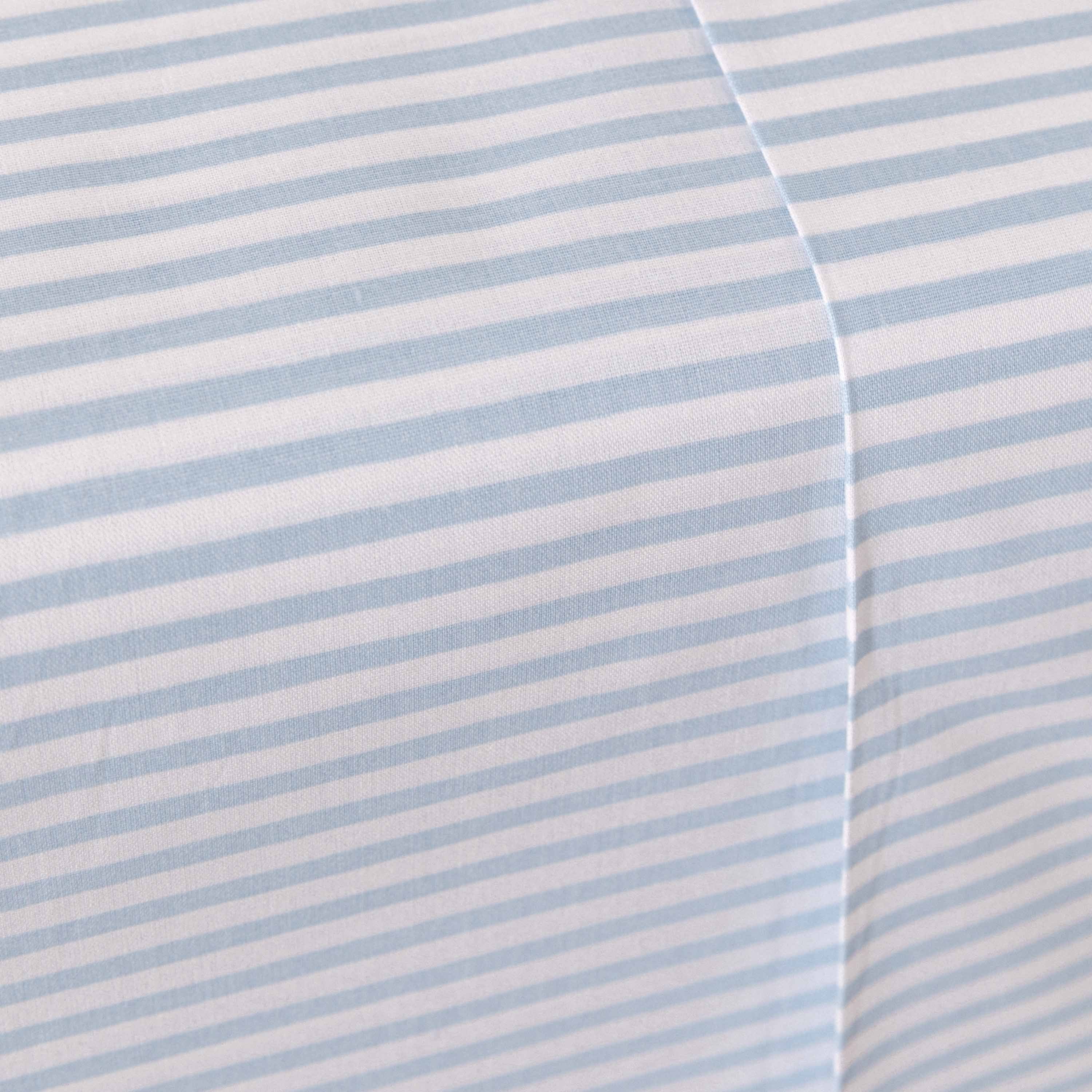 Juego de sábanas algodón percal Raya Kodac celeste