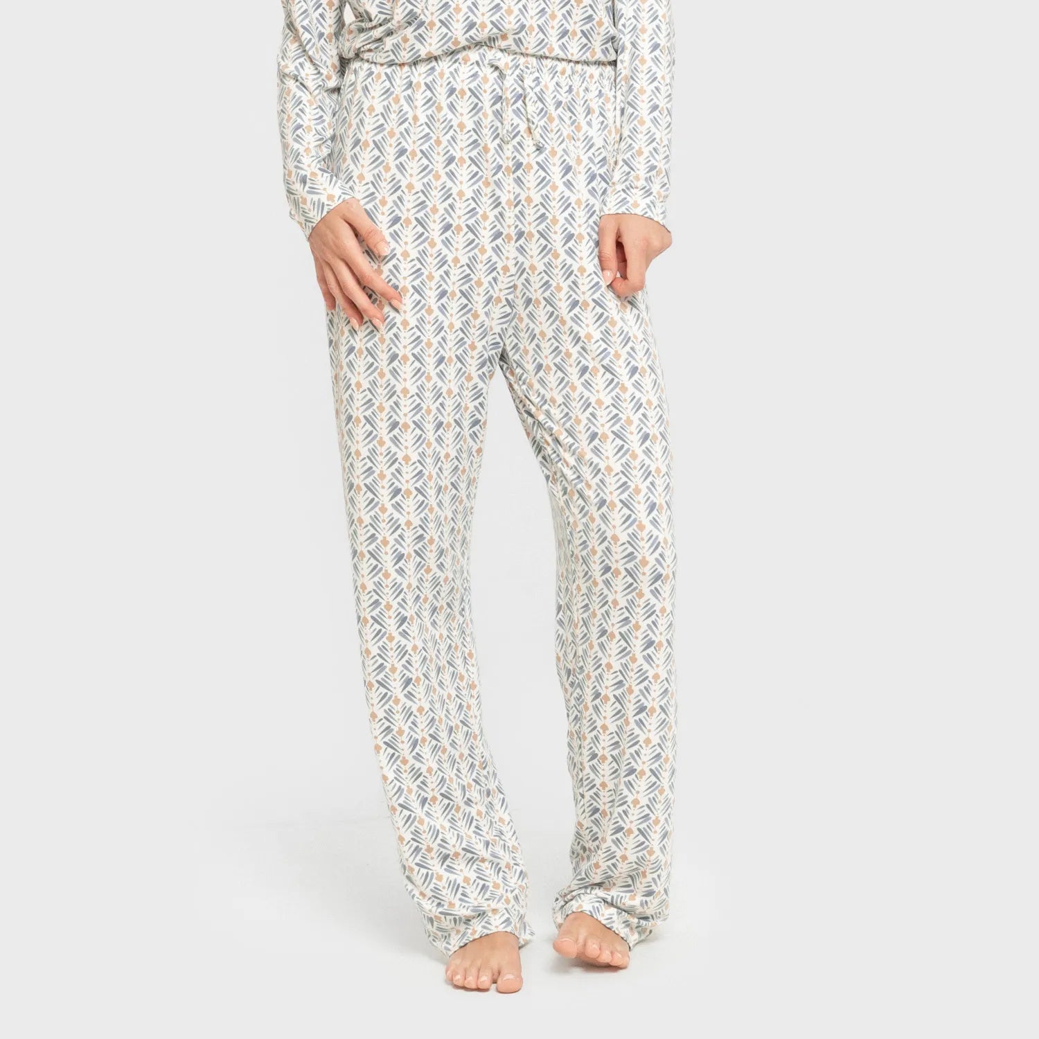 Pijama largo mujer soft Eloina agua marina