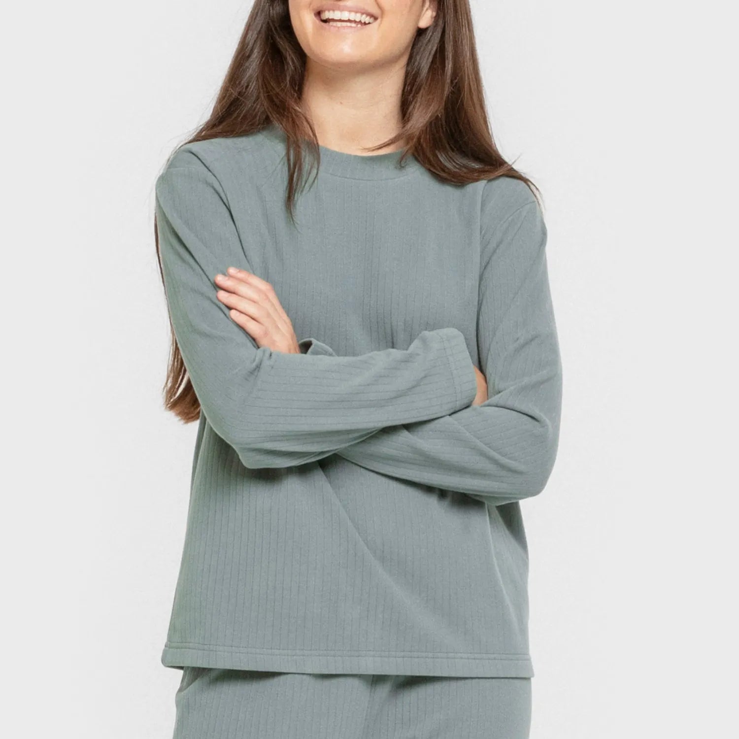 PIJAMA CANALE RAYA ANCHA LISA MUJER