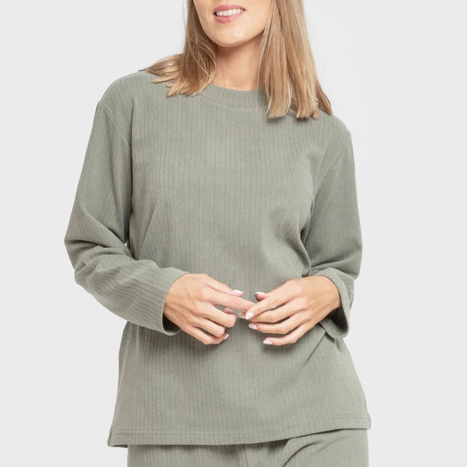 PIJAMA CANALE RAYA ANCHA LISA MUJER