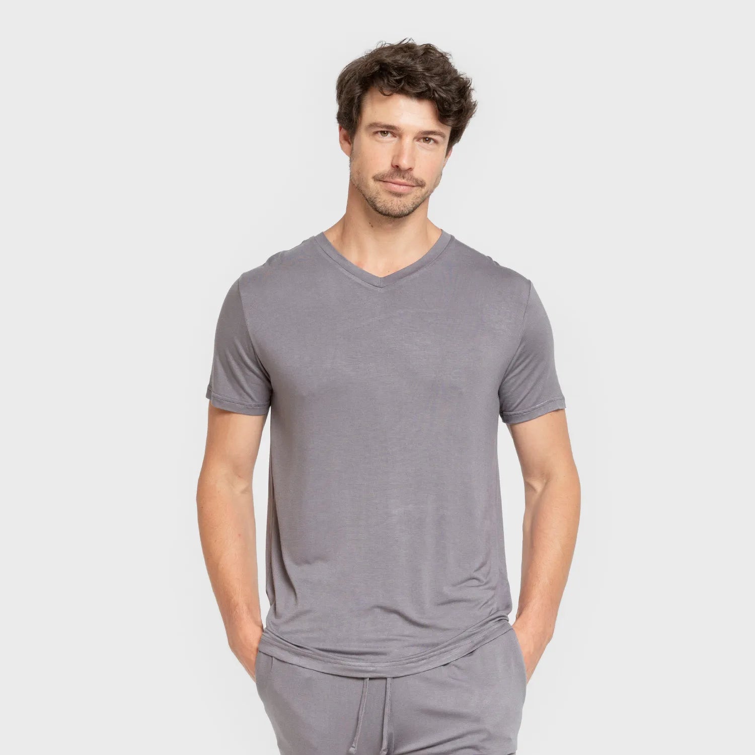 PIJAMA CURT VISCOSA HOME LLIS