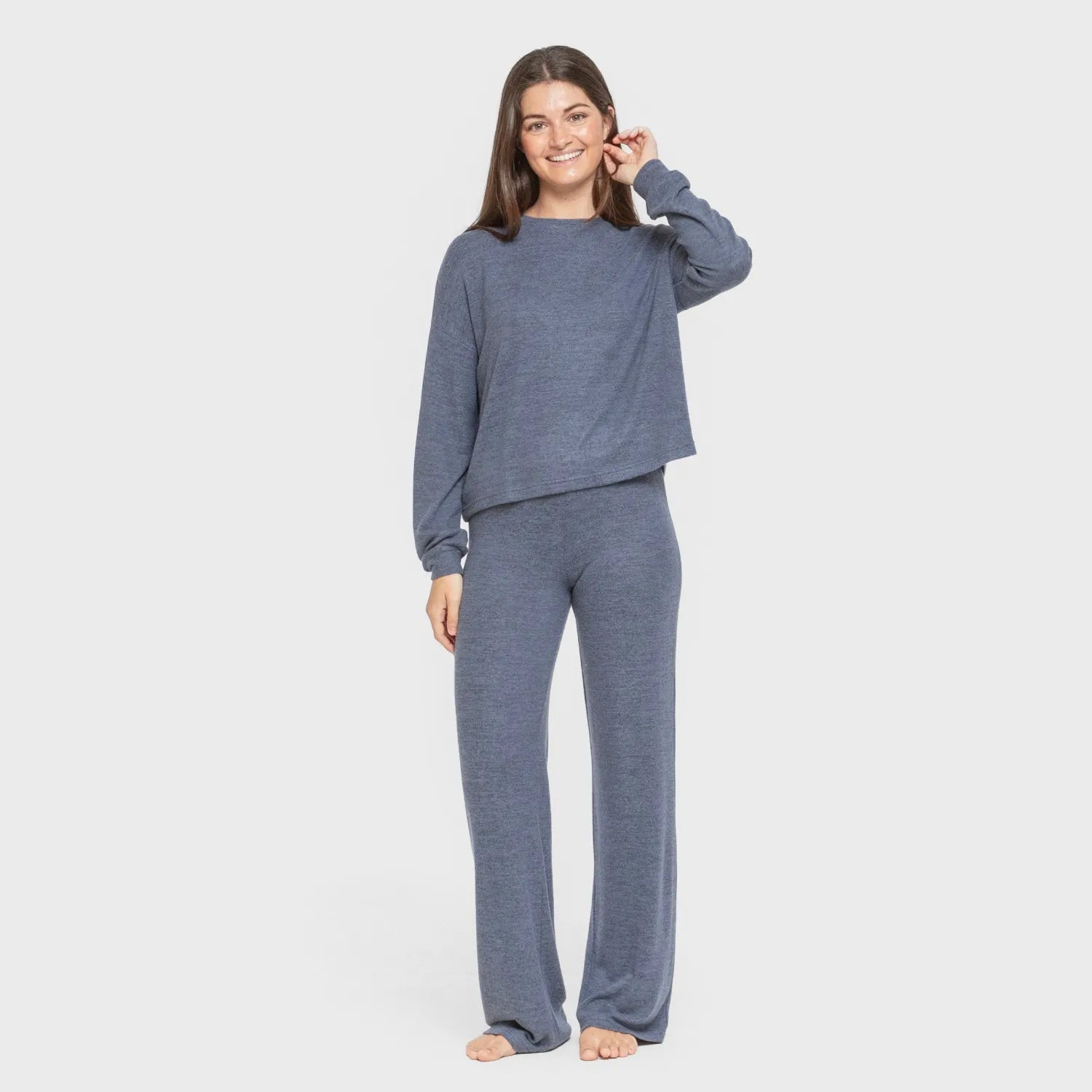 PIJAMA ANGORINA DONA SOLID