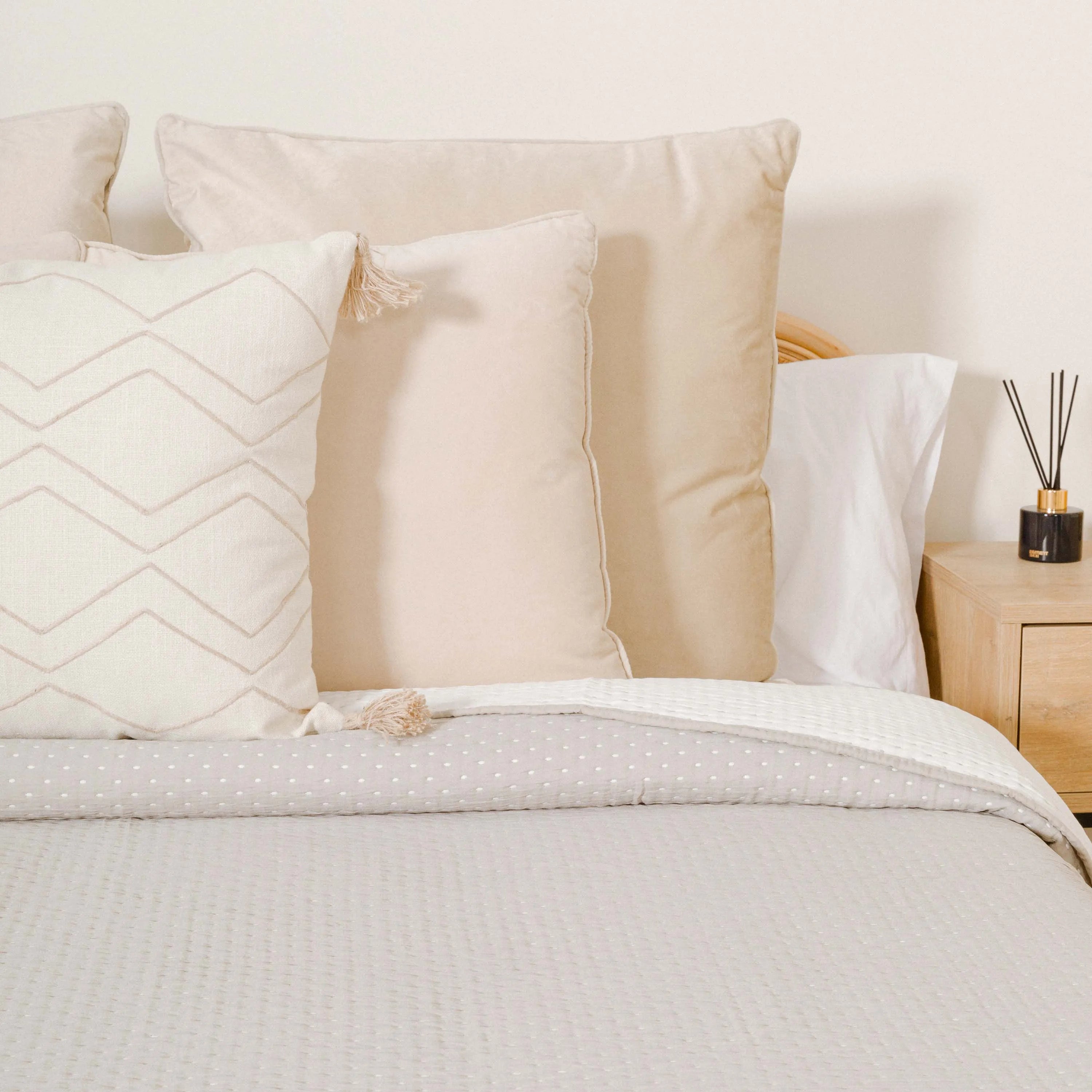 Colcha doble tela jacquard Punto