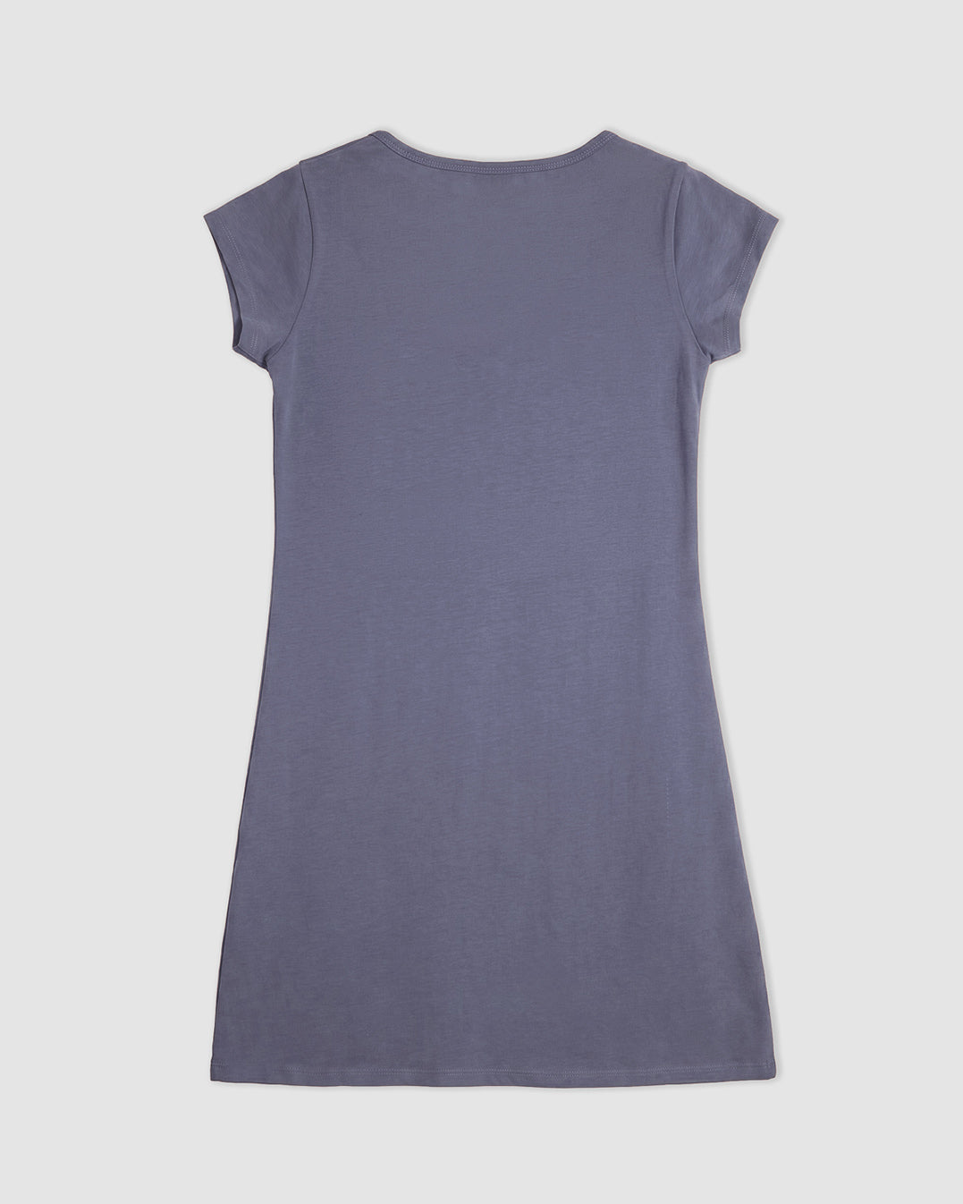 Camisón corto de algodón ídigo