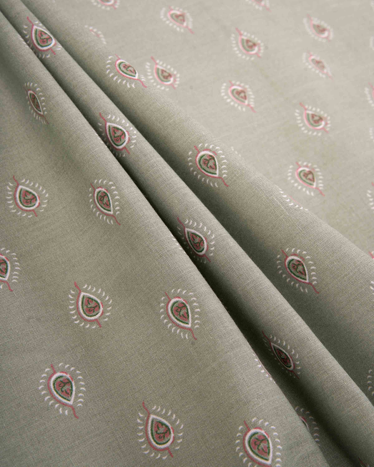 Ensemble de draps en coton vert Alessia