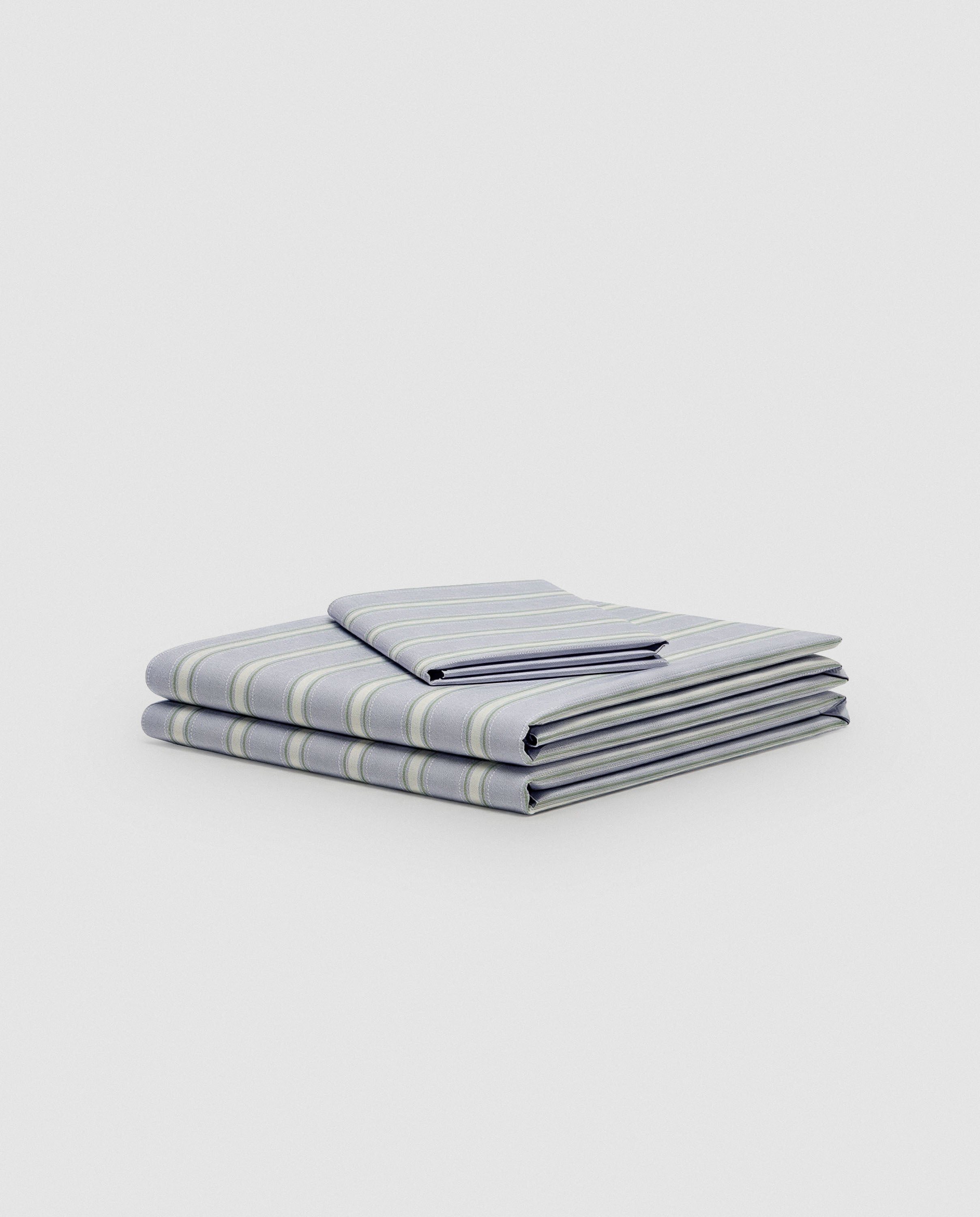 Juego sábanas algodón kanak gris claro