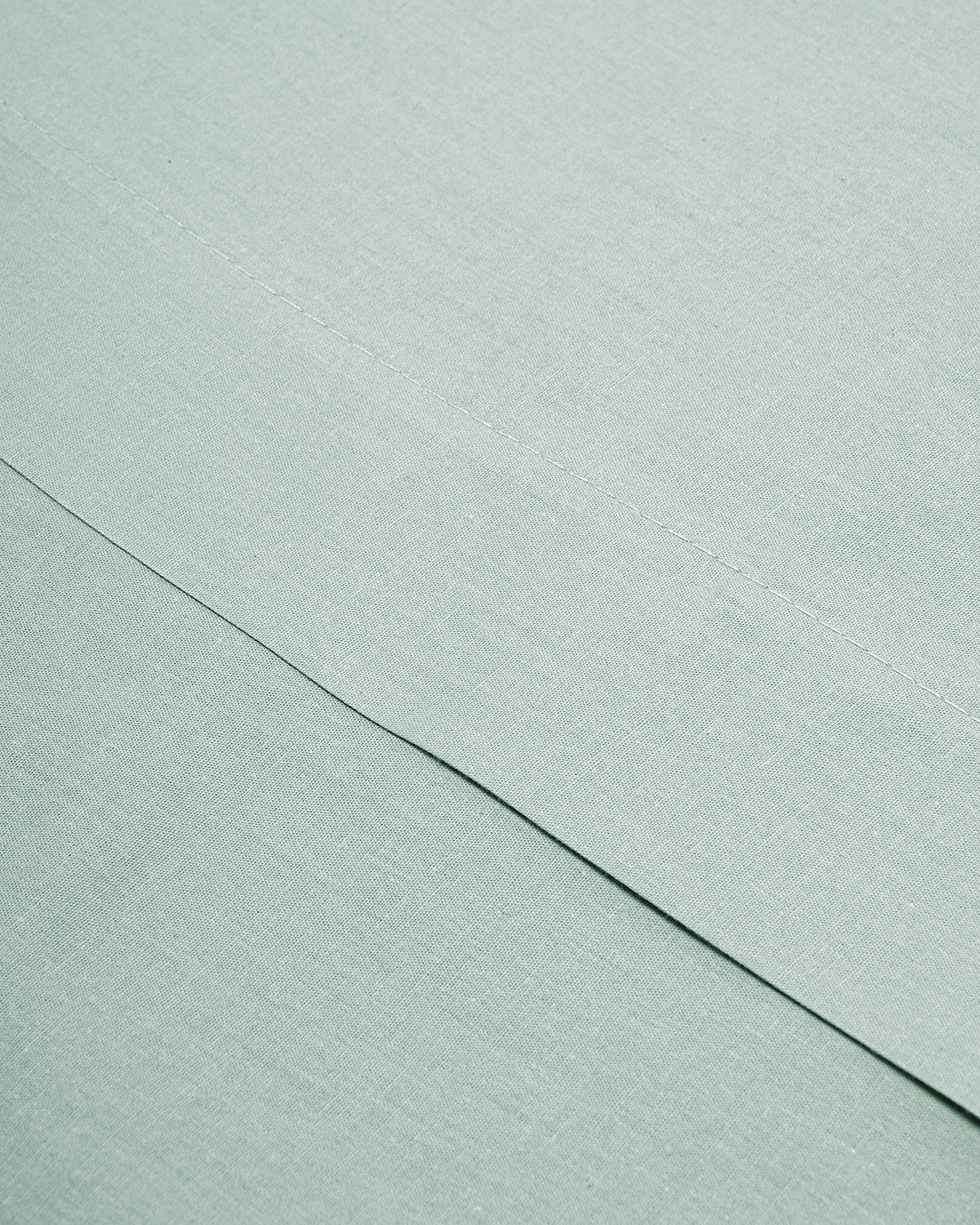 Plain cotton sheet set, aquamarine