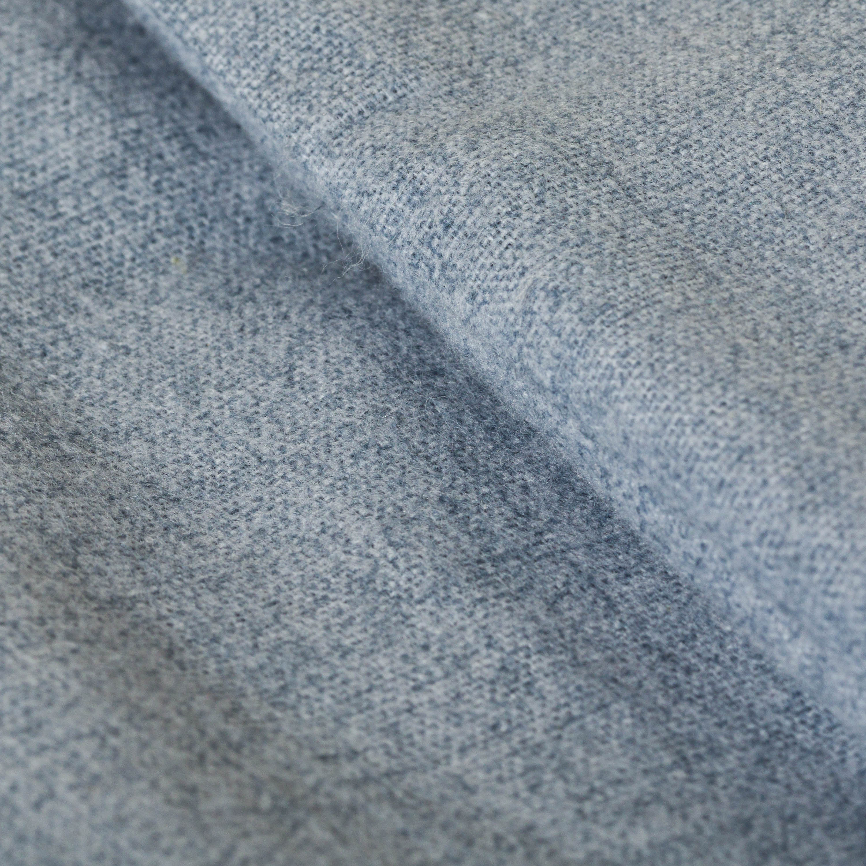 Housse de couette en flanelle indigo unie