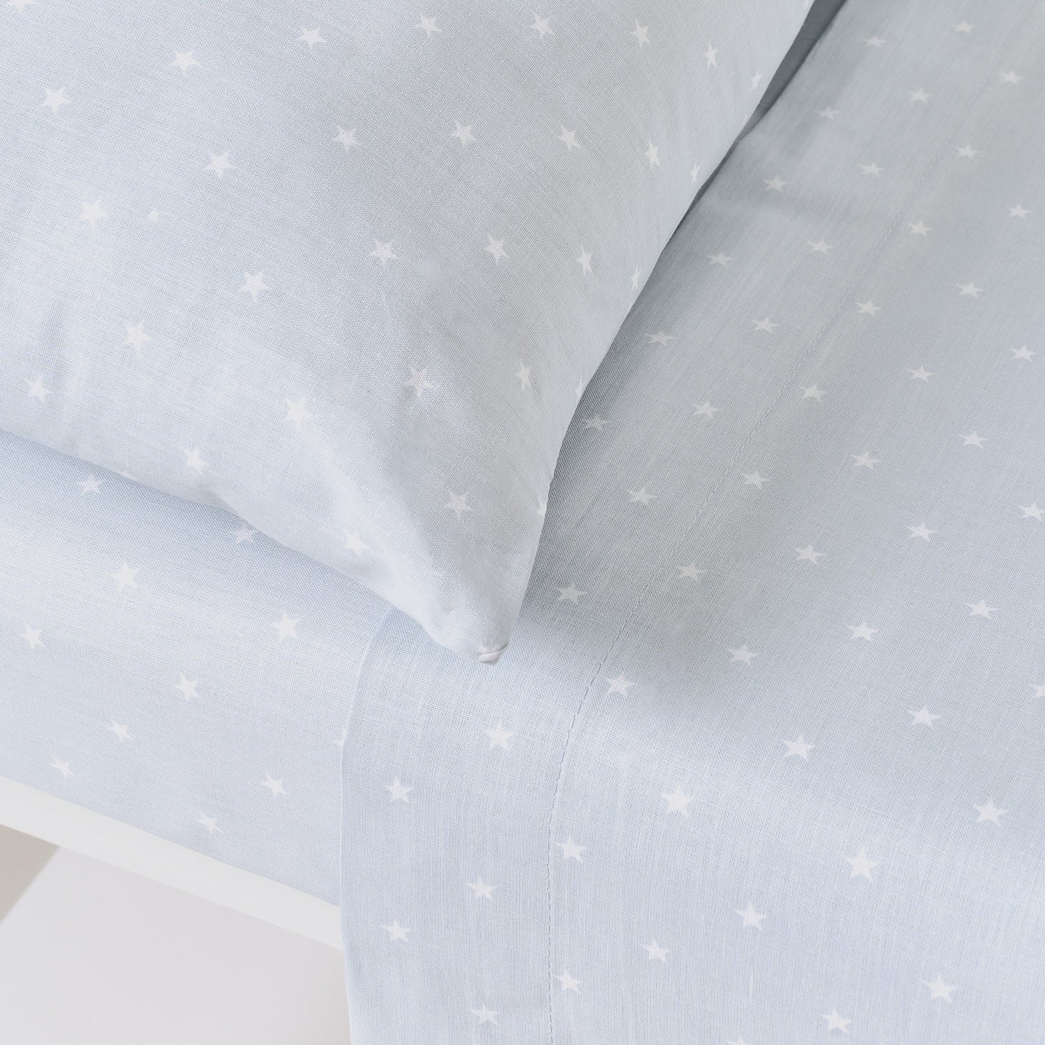 Juego sábanas cuna 100% algodón estrellitas