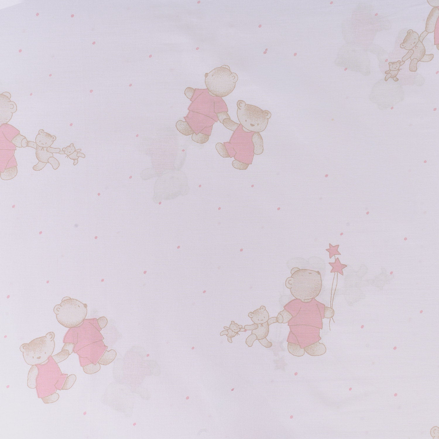 Juego de sábanas de cuna de algodón peluche