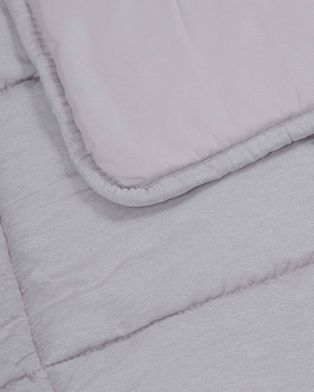 Couette unie effet vieilli gris
