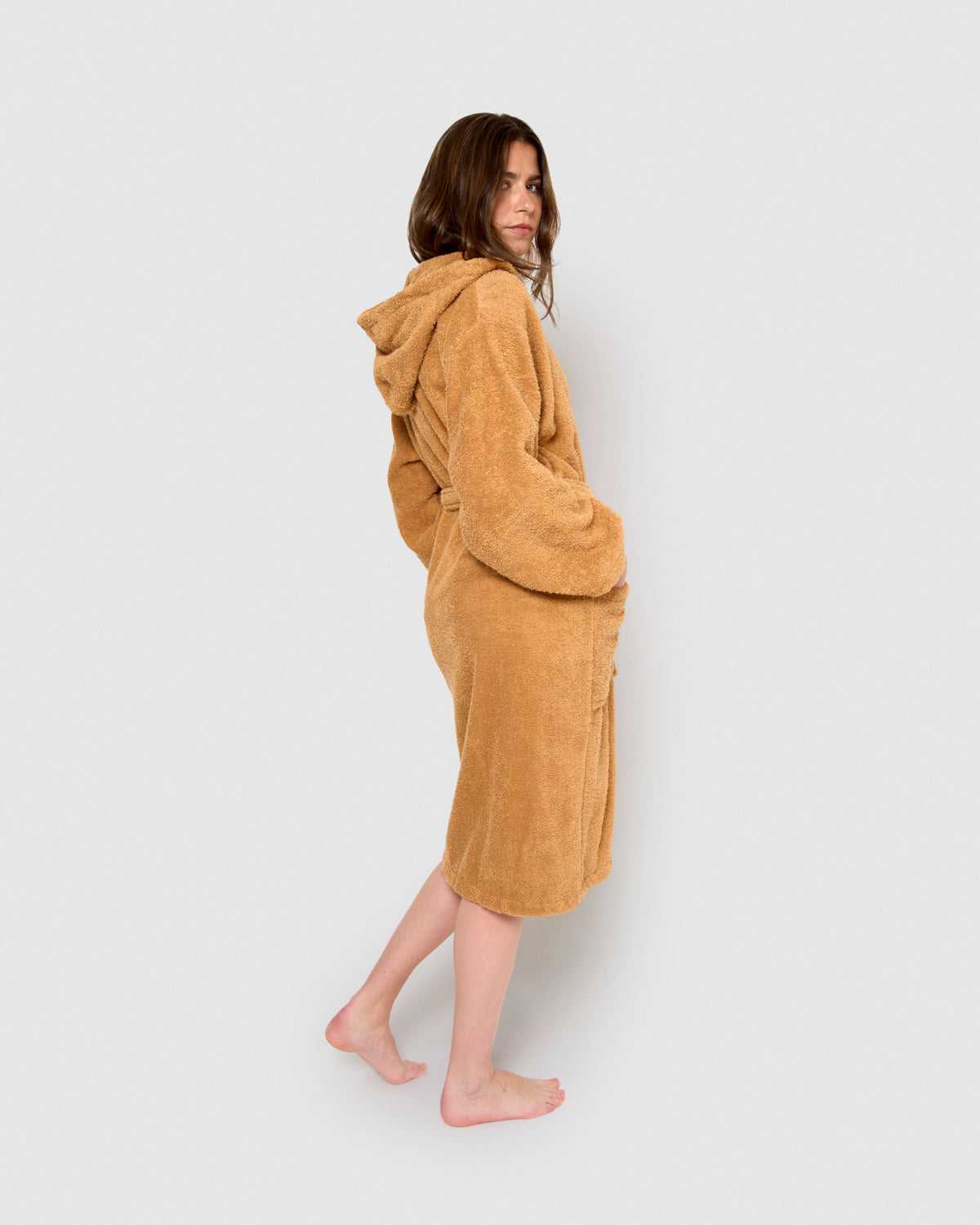 Peignoir à capuche unisexe 450 g