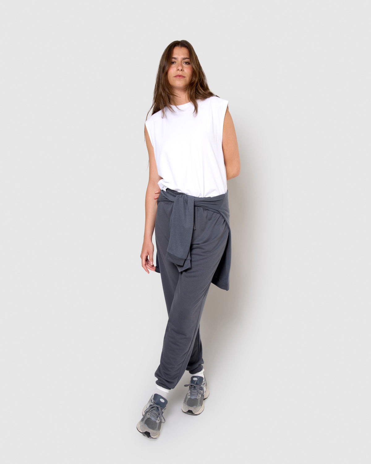 Pantalón largo básico deportivo índigo