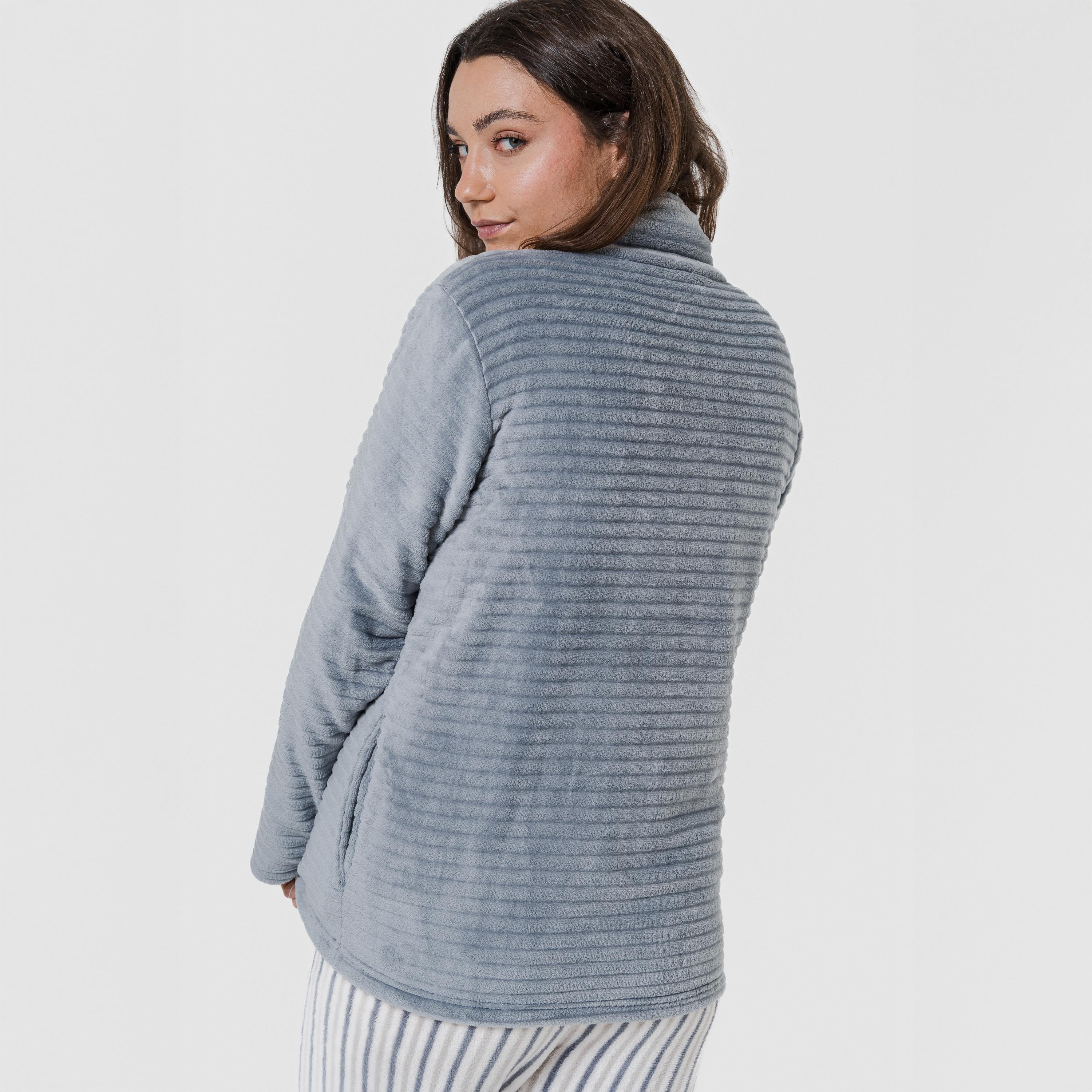 Sudadera terciopelo Raya lisa