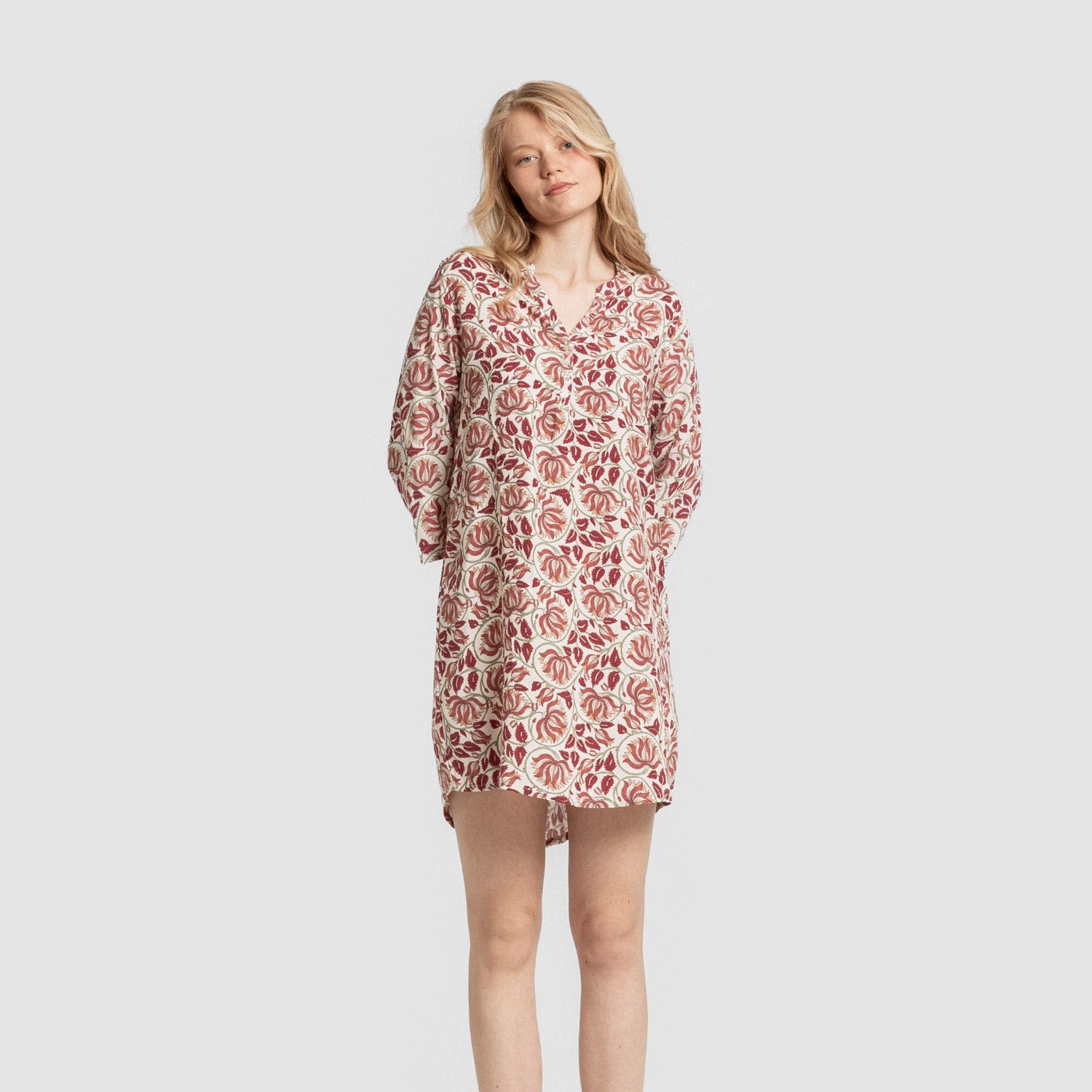 Camisola viscosa Venus marsala