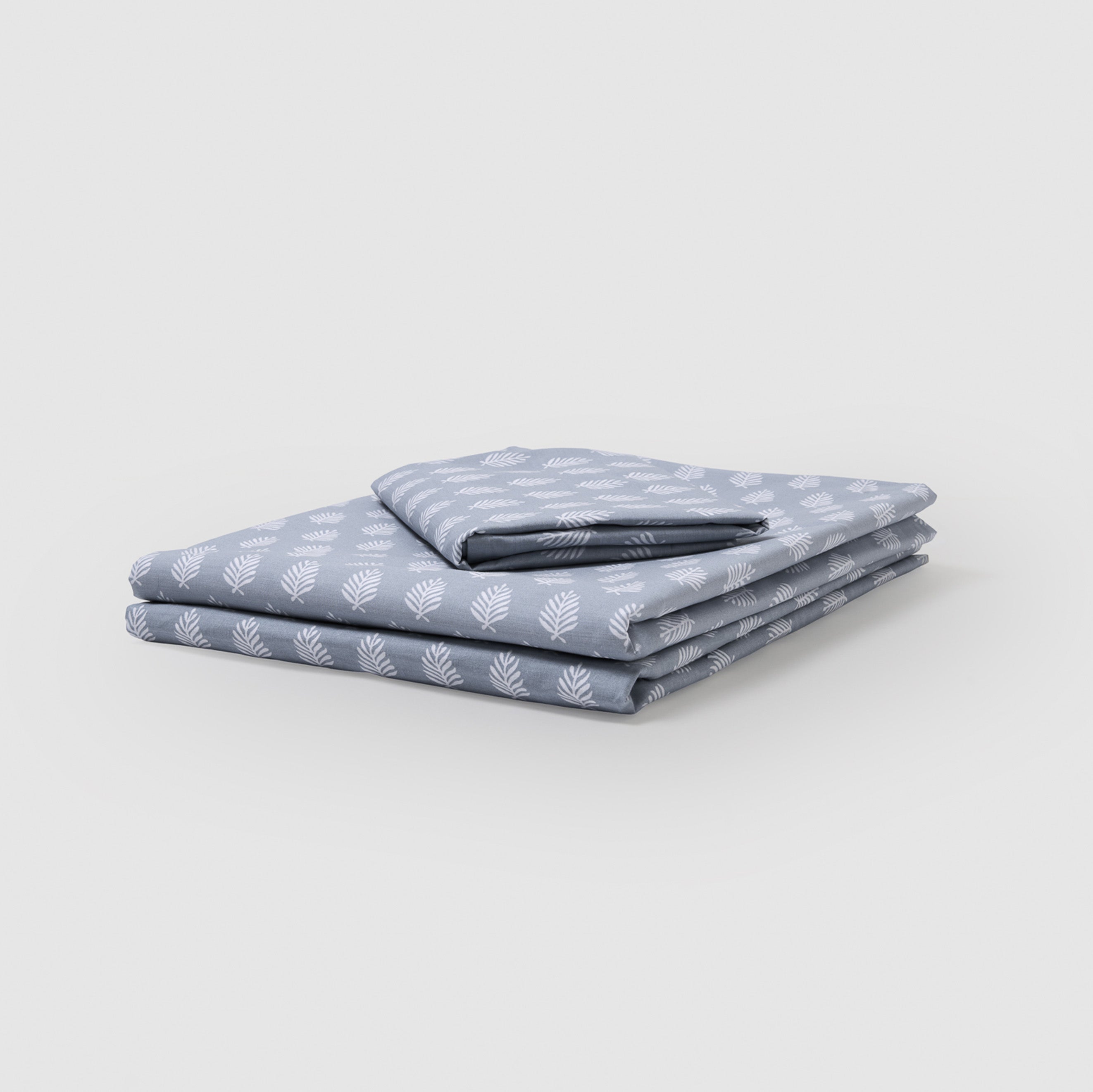 Juego de sábanas algodón percal Soma agua marina