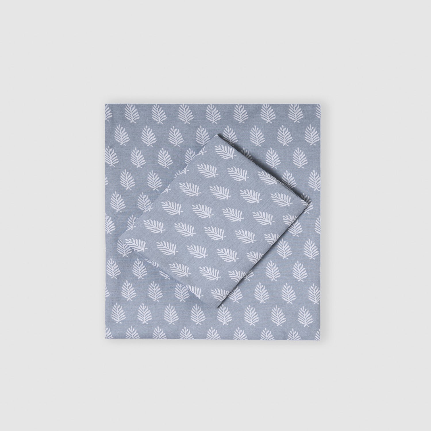 Juego de sábanas algodón percal Soma agua marina