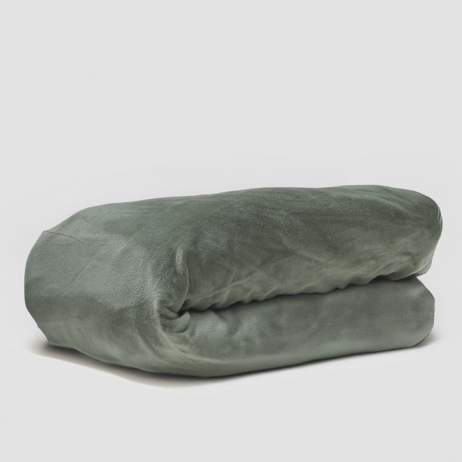 Funda de sofá lisa verde seco