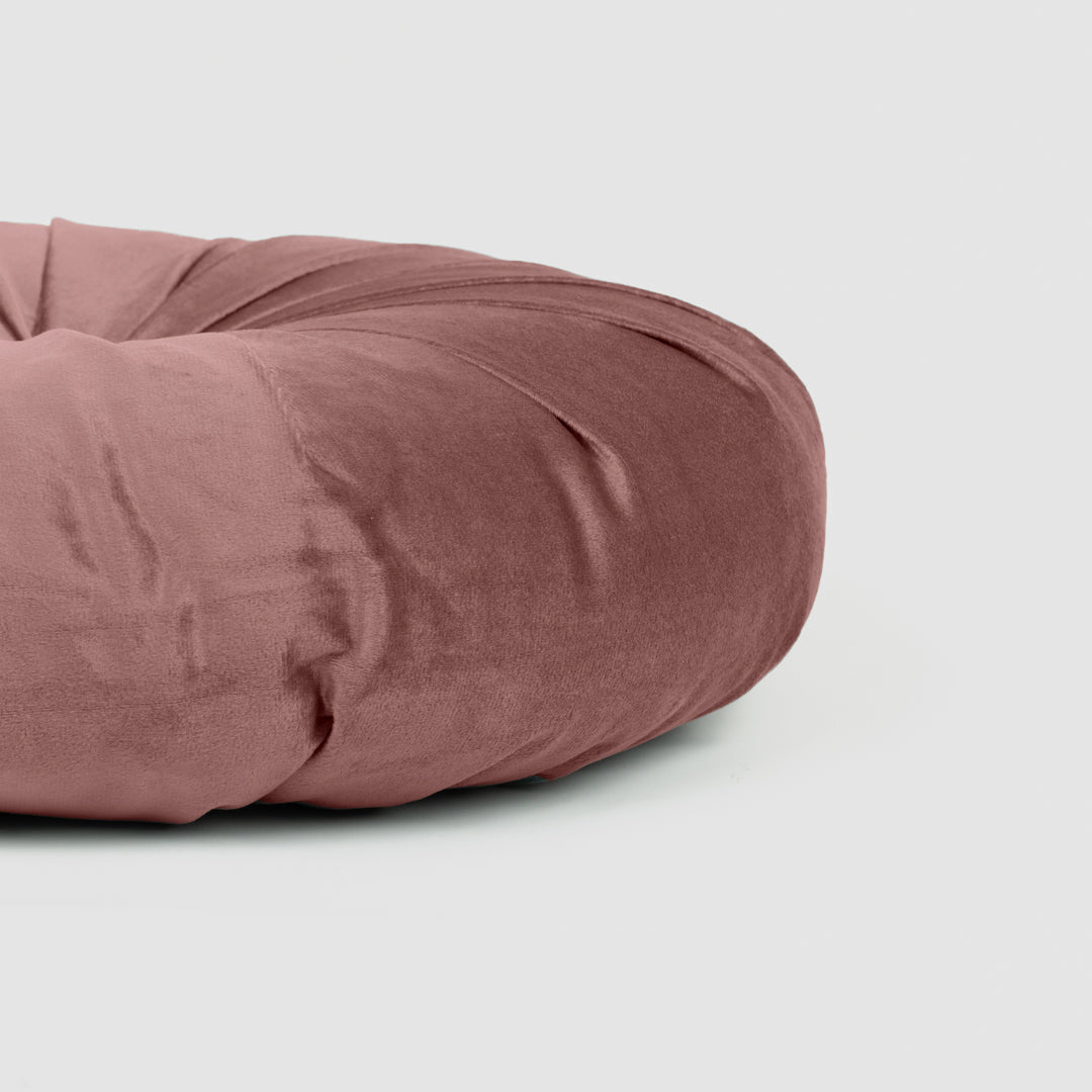 Cojín terciopelo algodón Oreo Rosette - funda + relleno