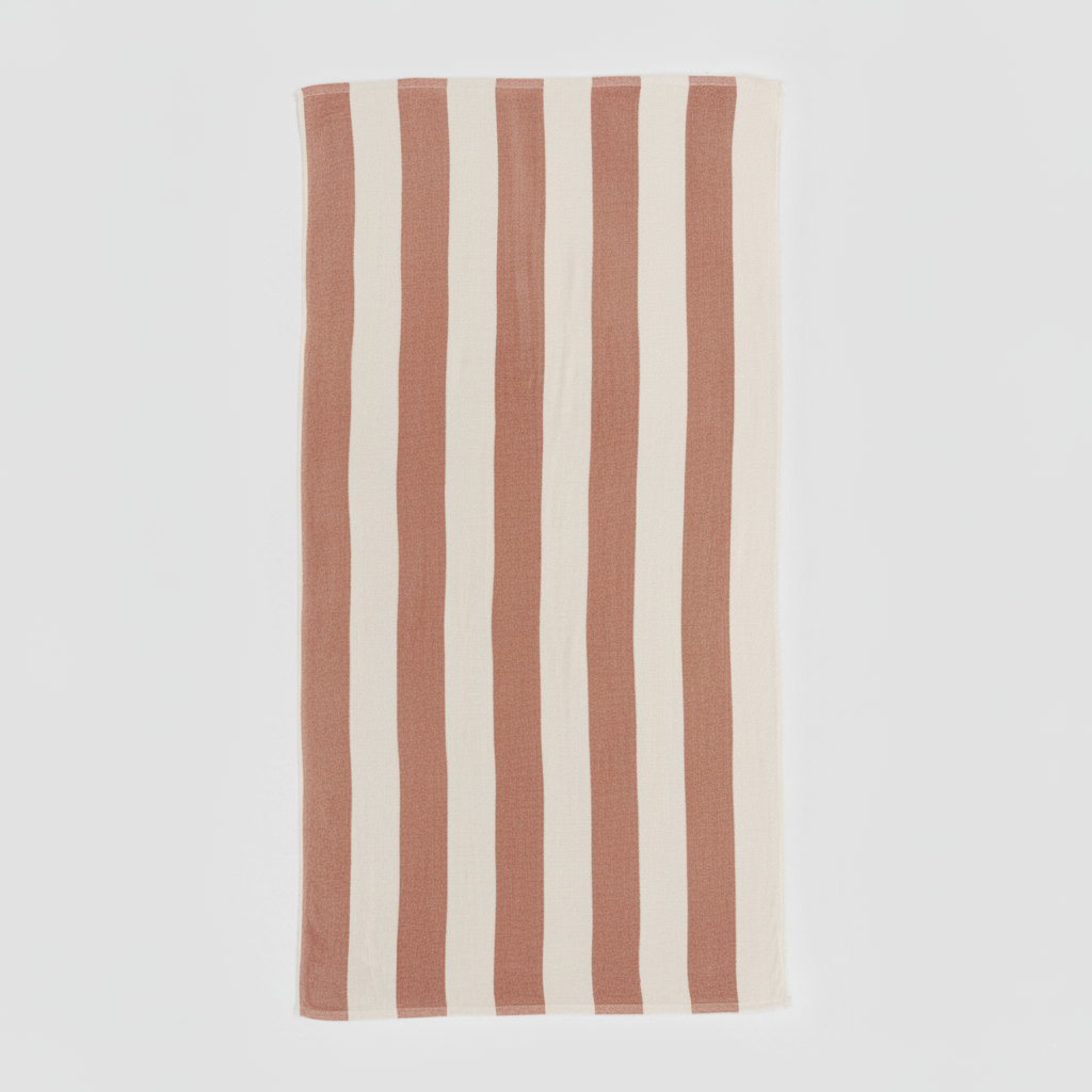 Toalla Playa Algodón 400gr Raya Caldera