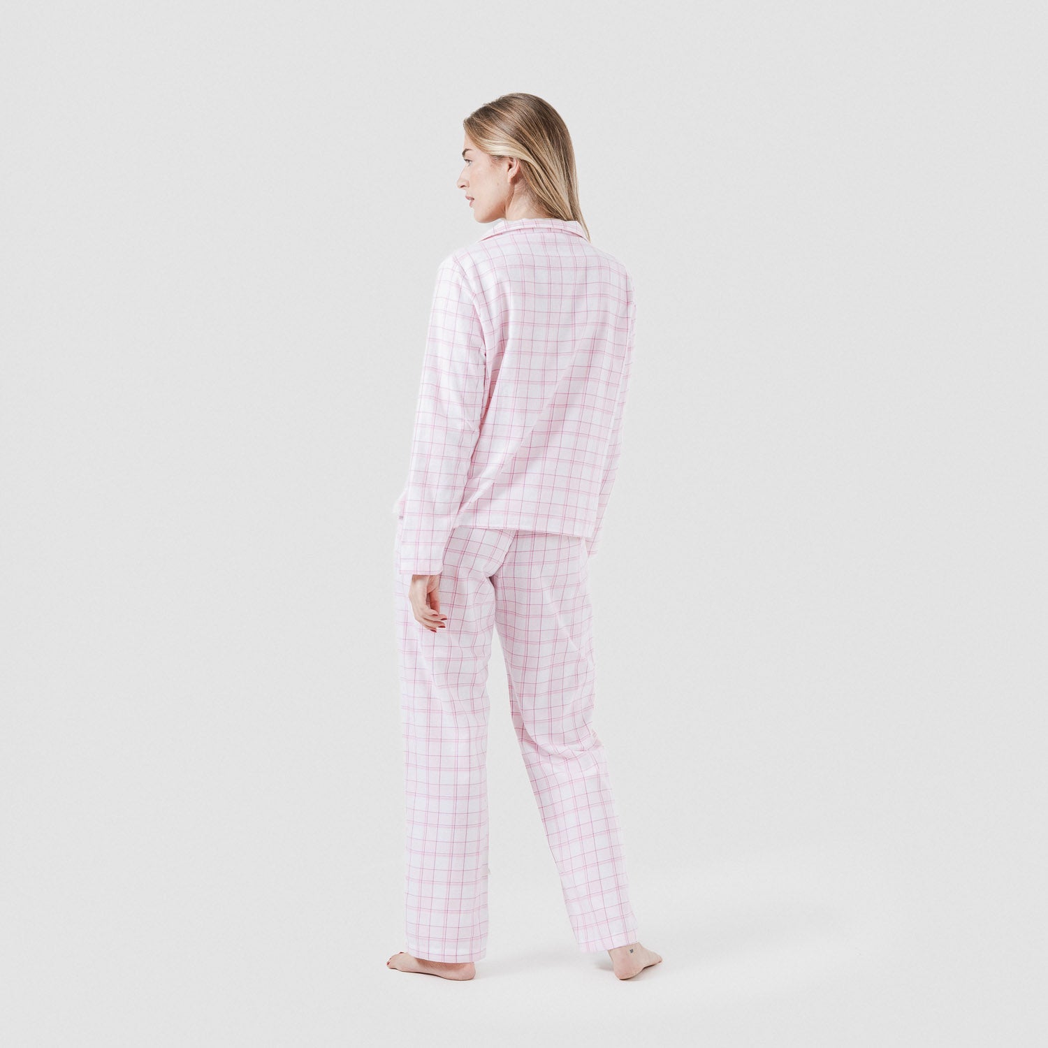 Pijama Franela manga larga Camisero Mujer C Barbie