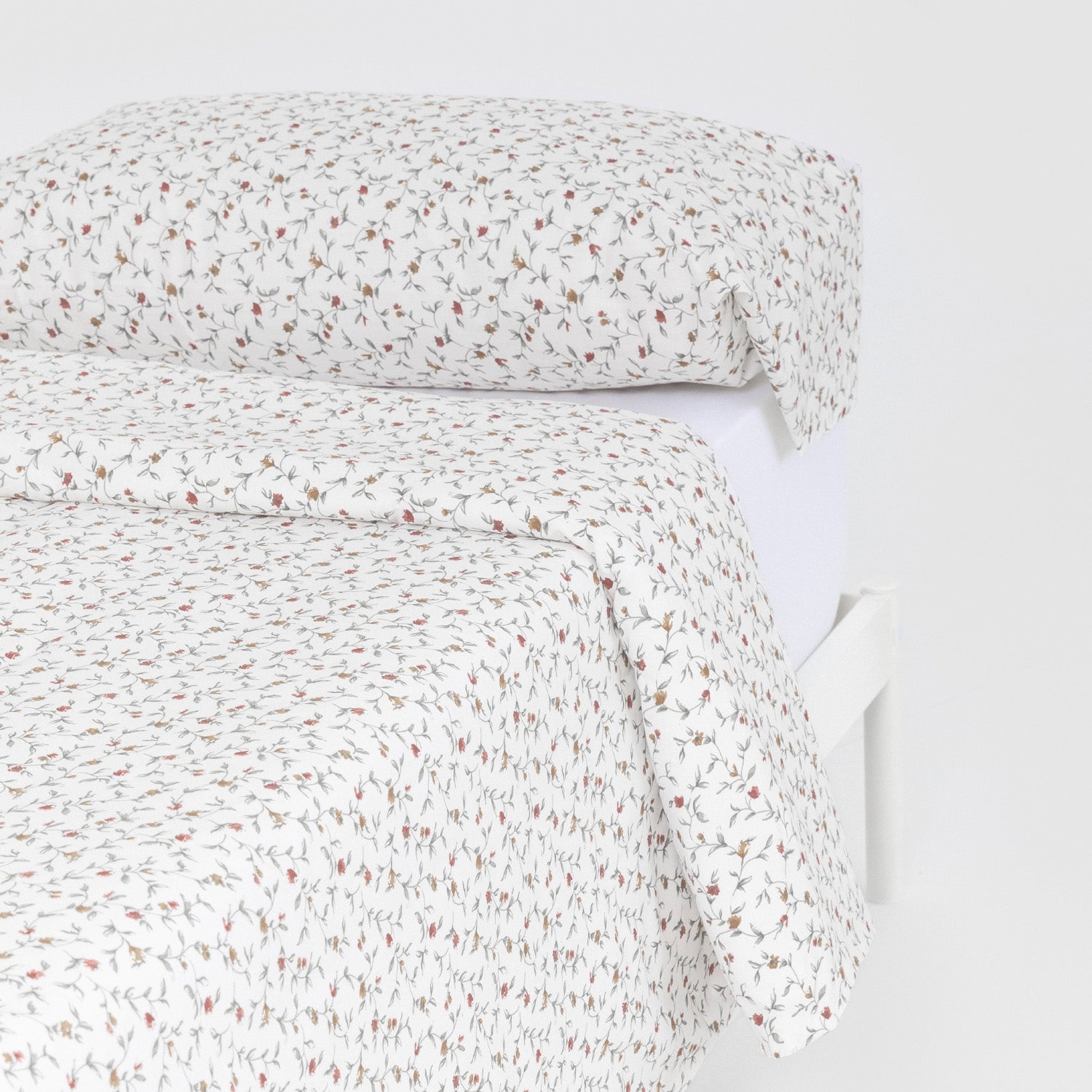 Capa de edredão algodão Triana Ocre