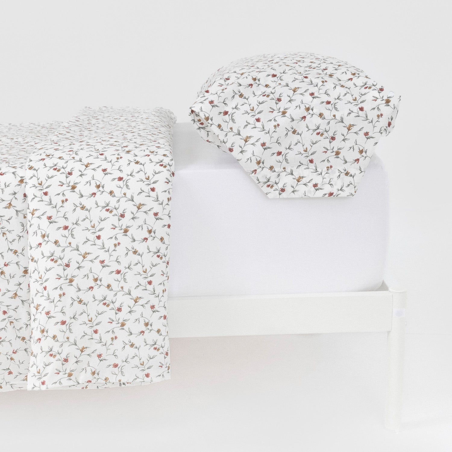 Housse de couette en coton ocre Triana