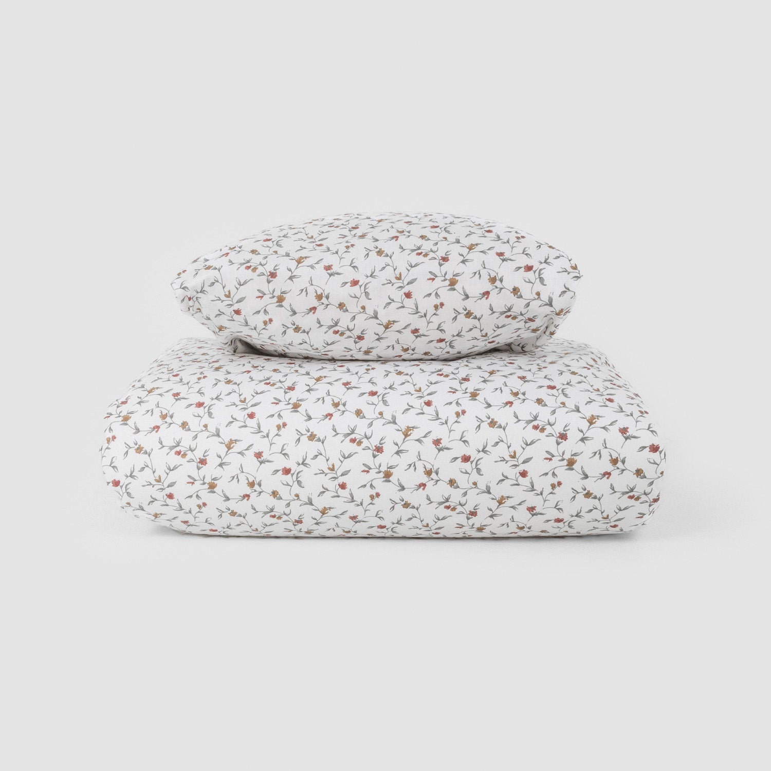 Housse de couette en coton ocre Triana