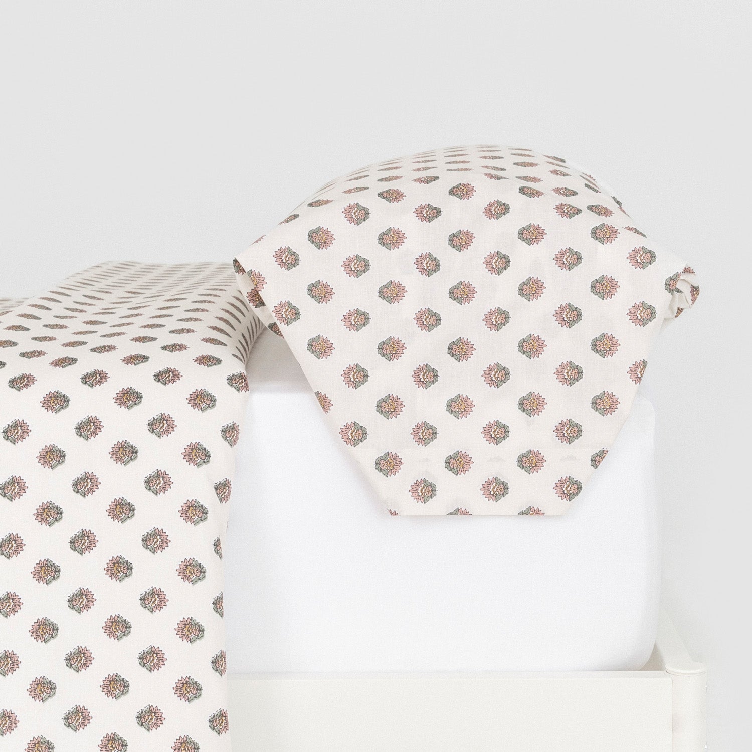 Funda nórdica algodón Elliane verde keike