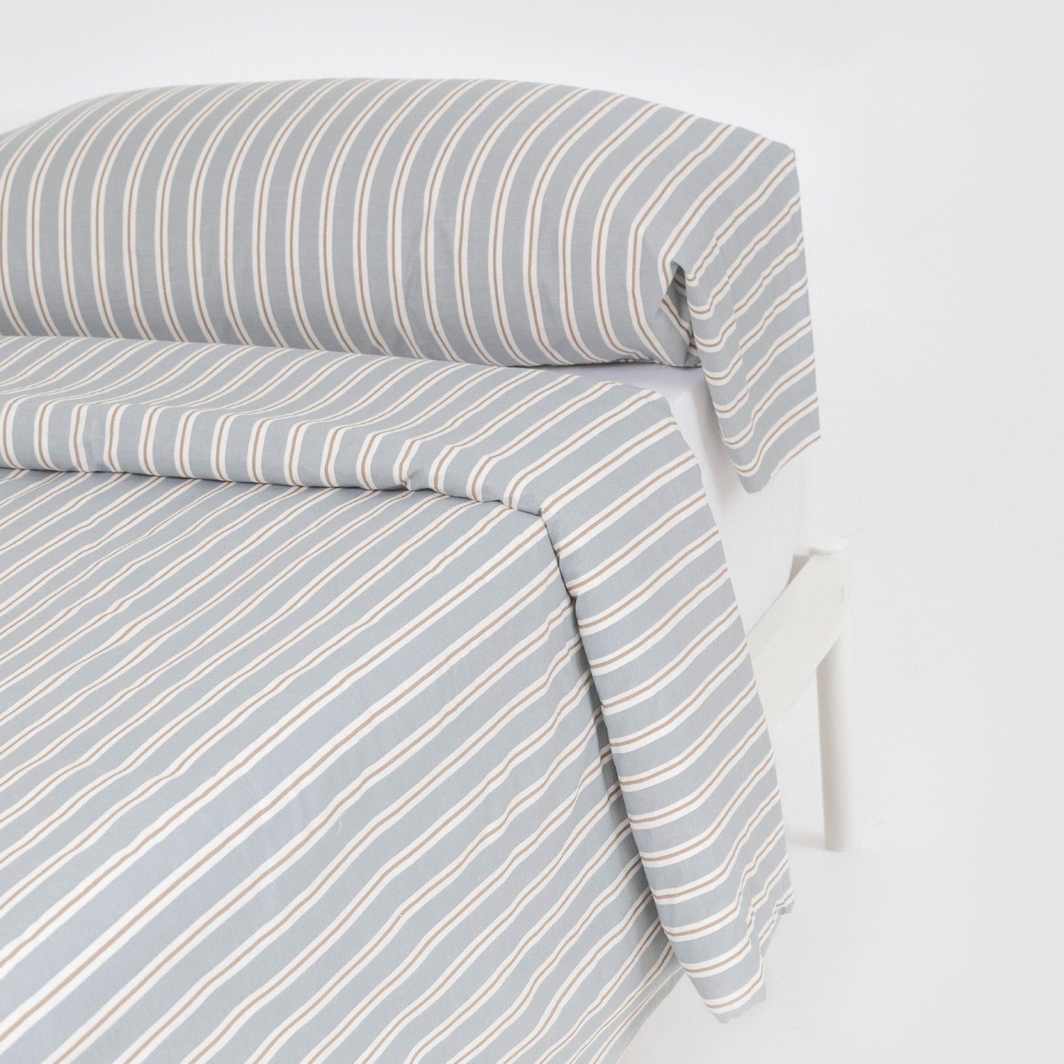 Funda nórdica algodón schon azul grisáceo