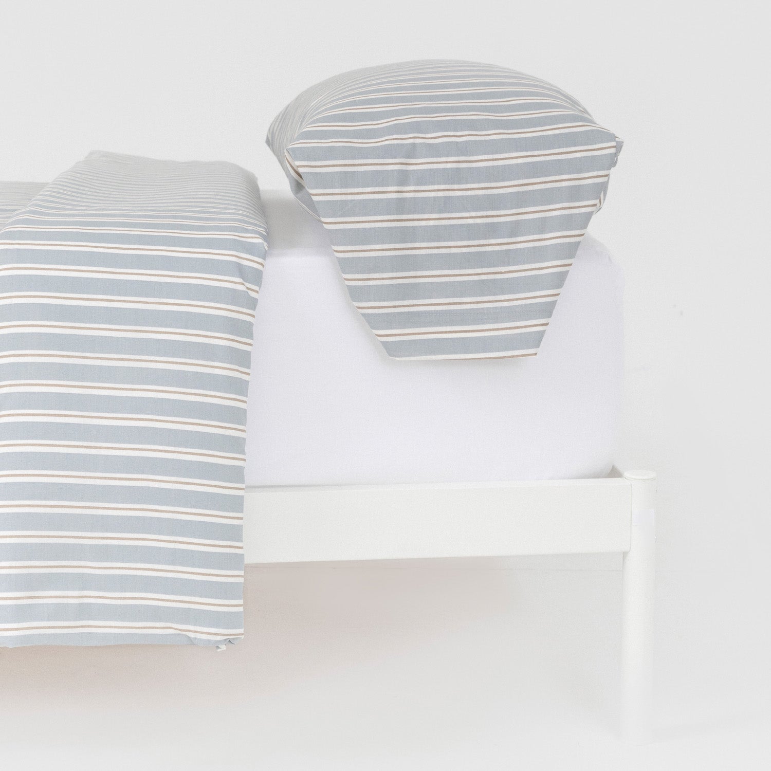 Funda nórdica algodón schon azul grisáceo