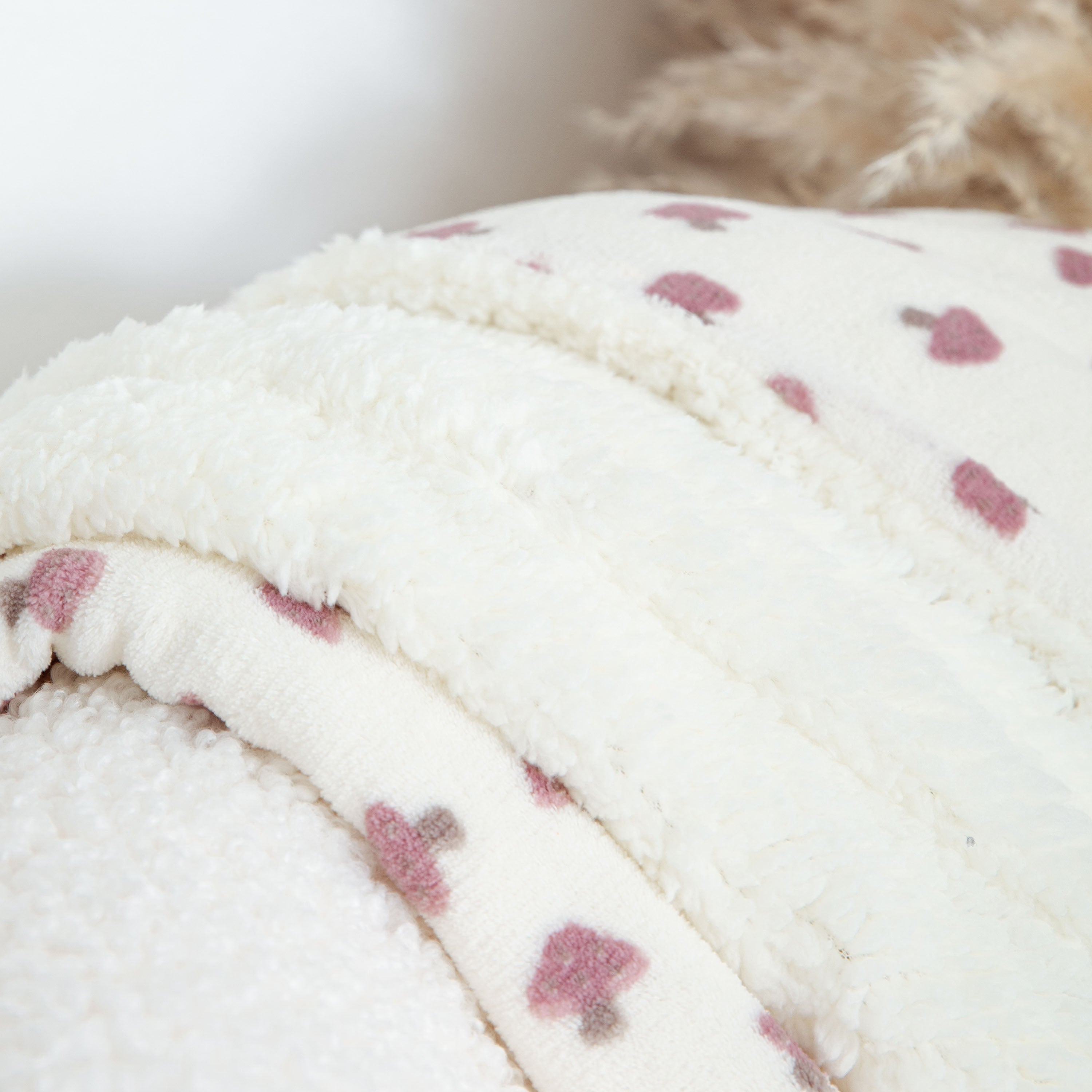 Manta sherpa Ellen marrón