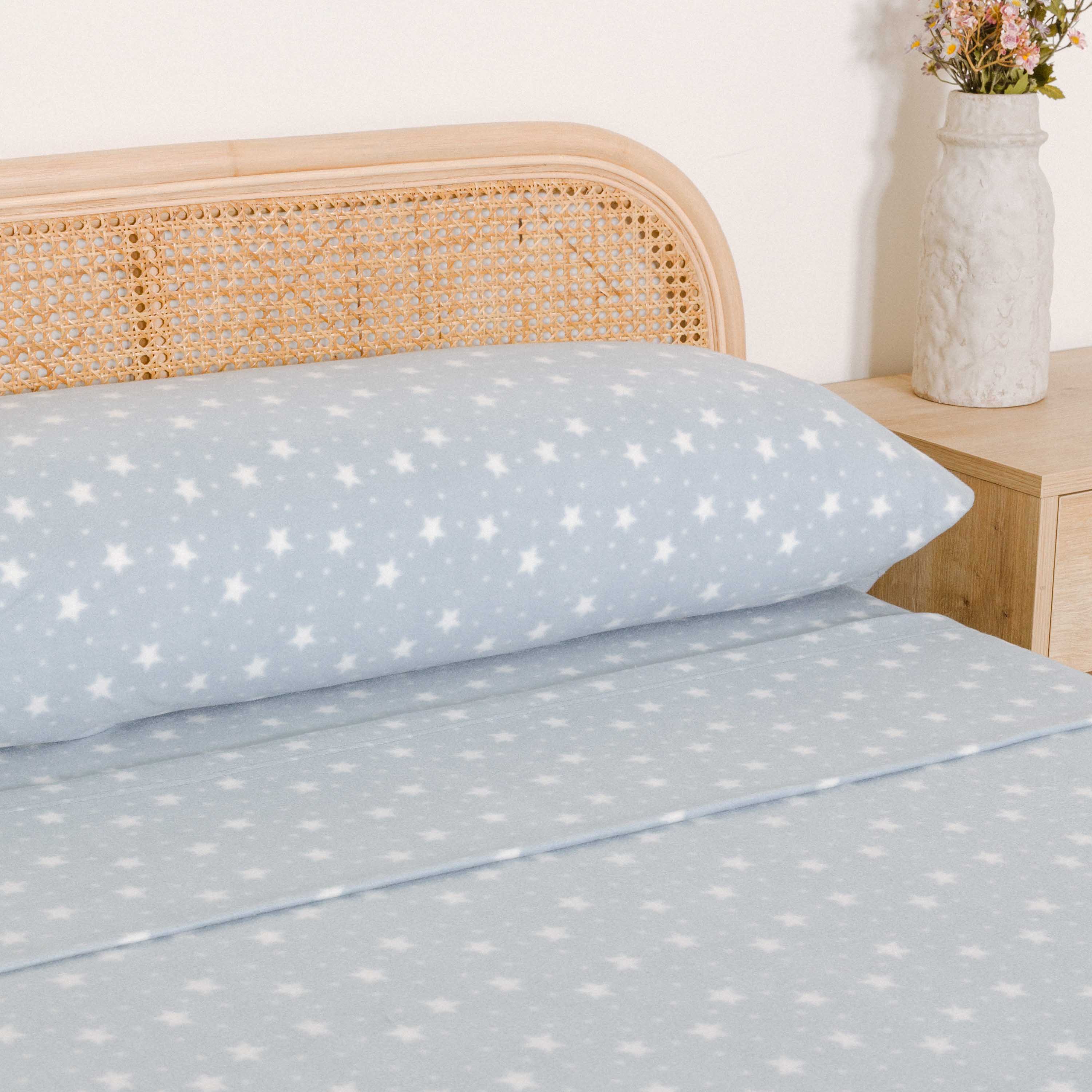 Juego de sábanas pirineo Universo indigo