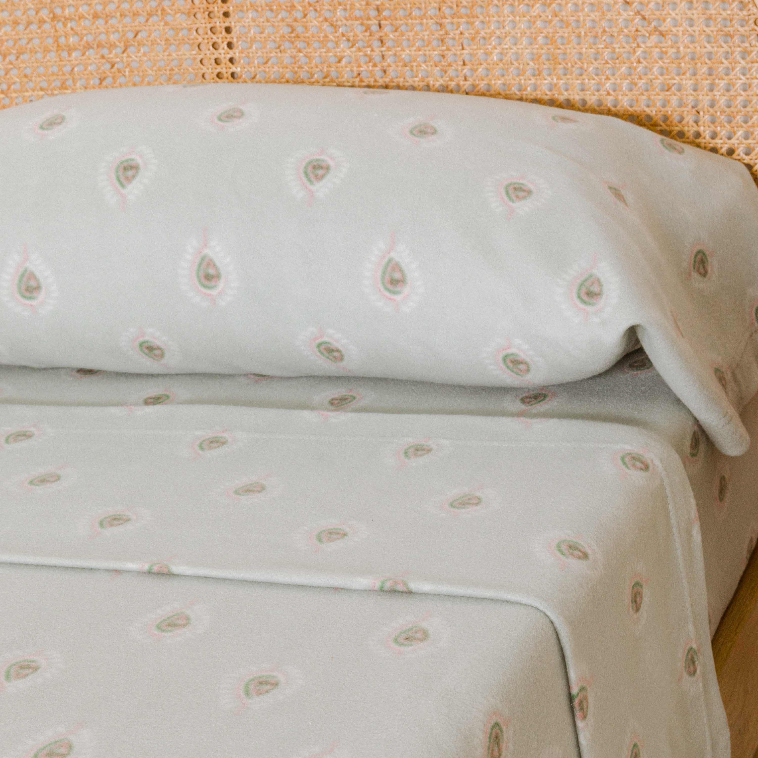 Juego de sábanas pirineo Alexia verde