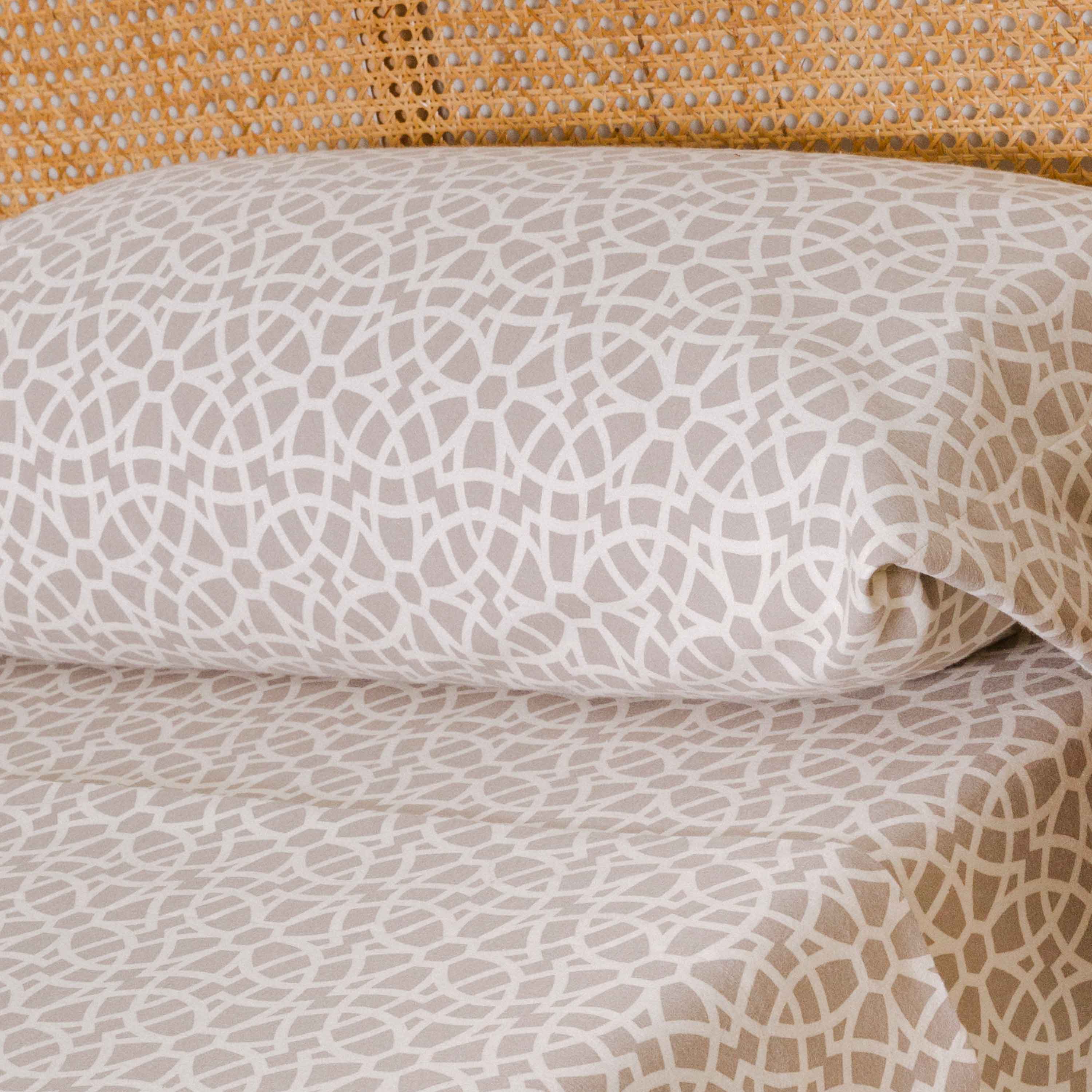 Jogo de lençóis flanela Galisteo