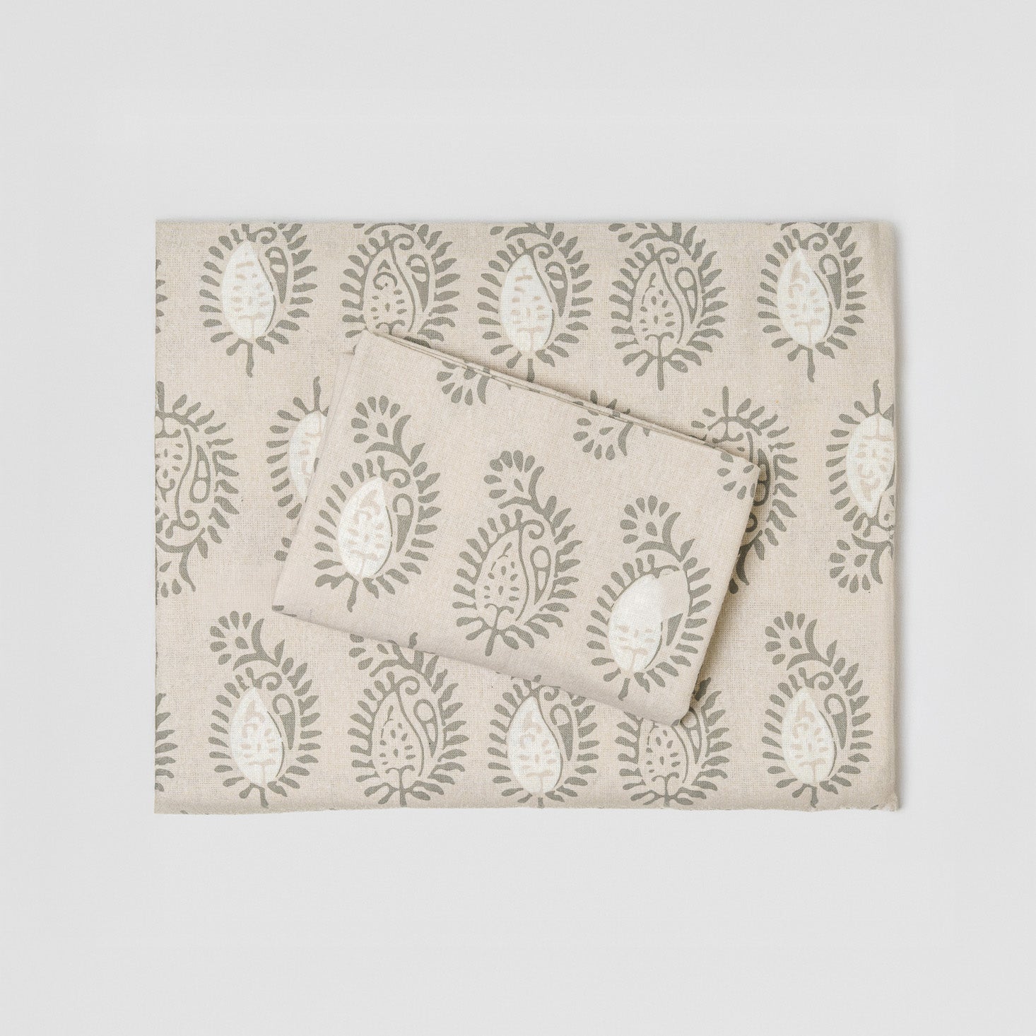 Juego de sábanas franela Indonesia verde