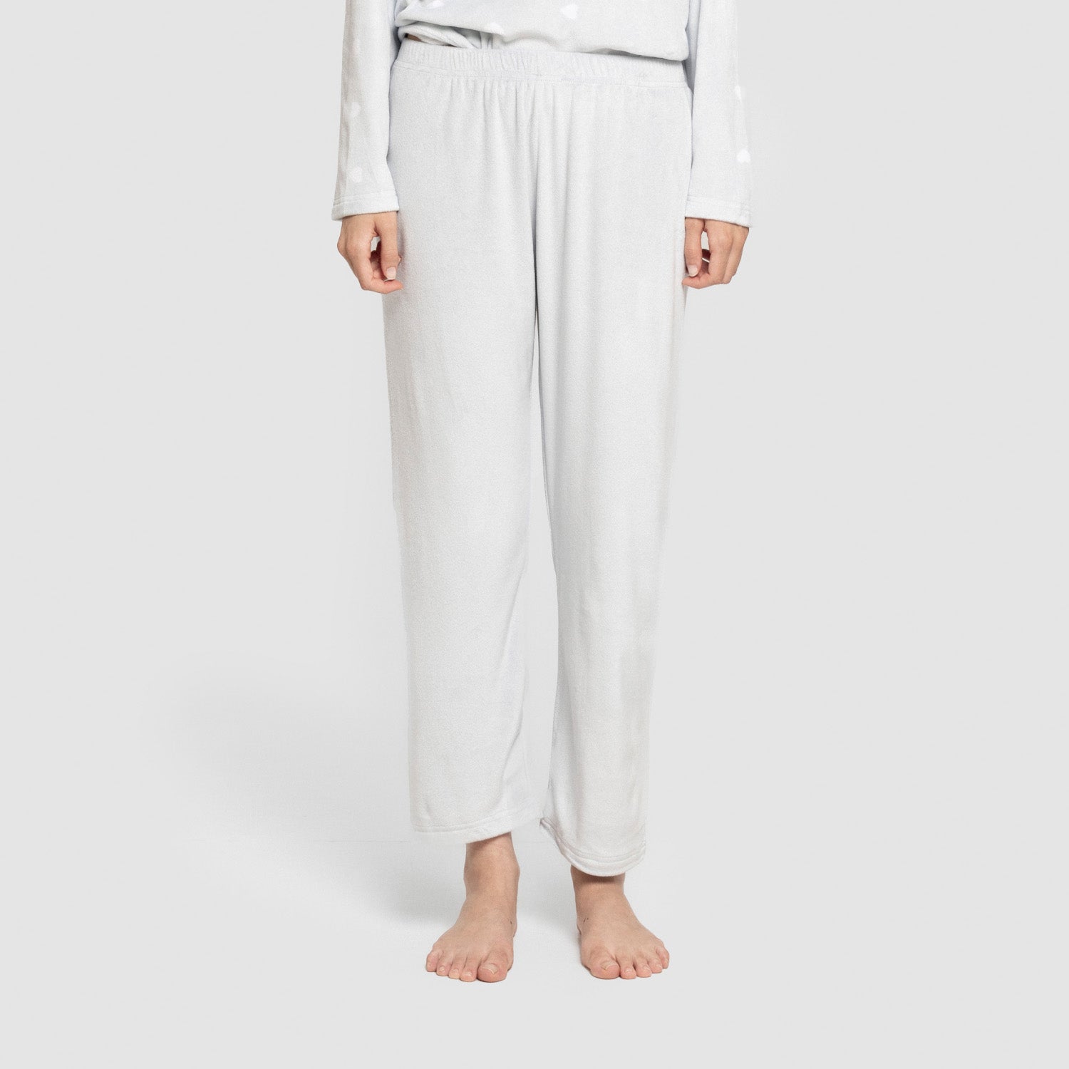 Pijama terciopelo super soft mujer Praga celeste