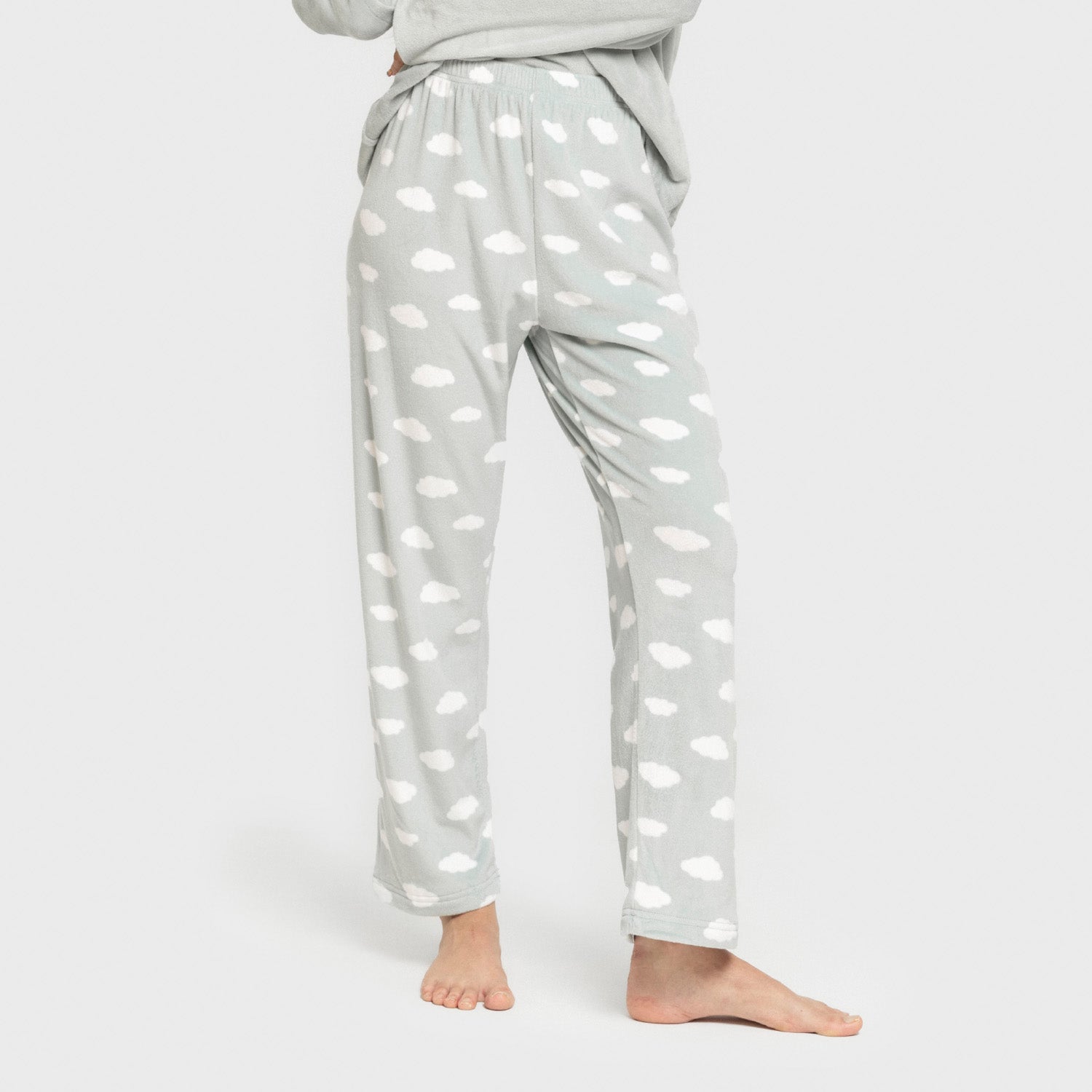 Pijama terciopelo super soft mujer Nubecita verde tiffany