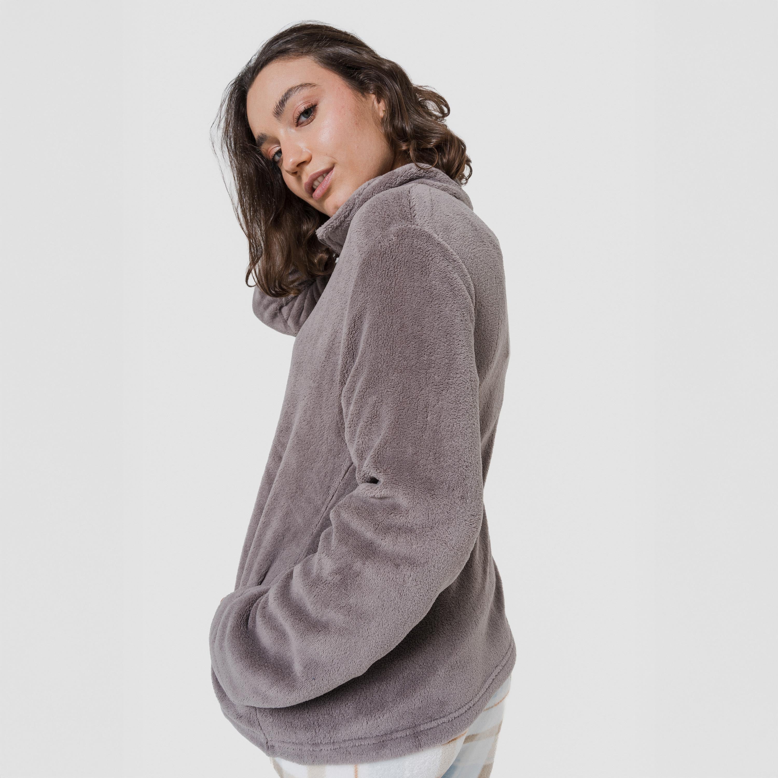 Casaco coral para mulher