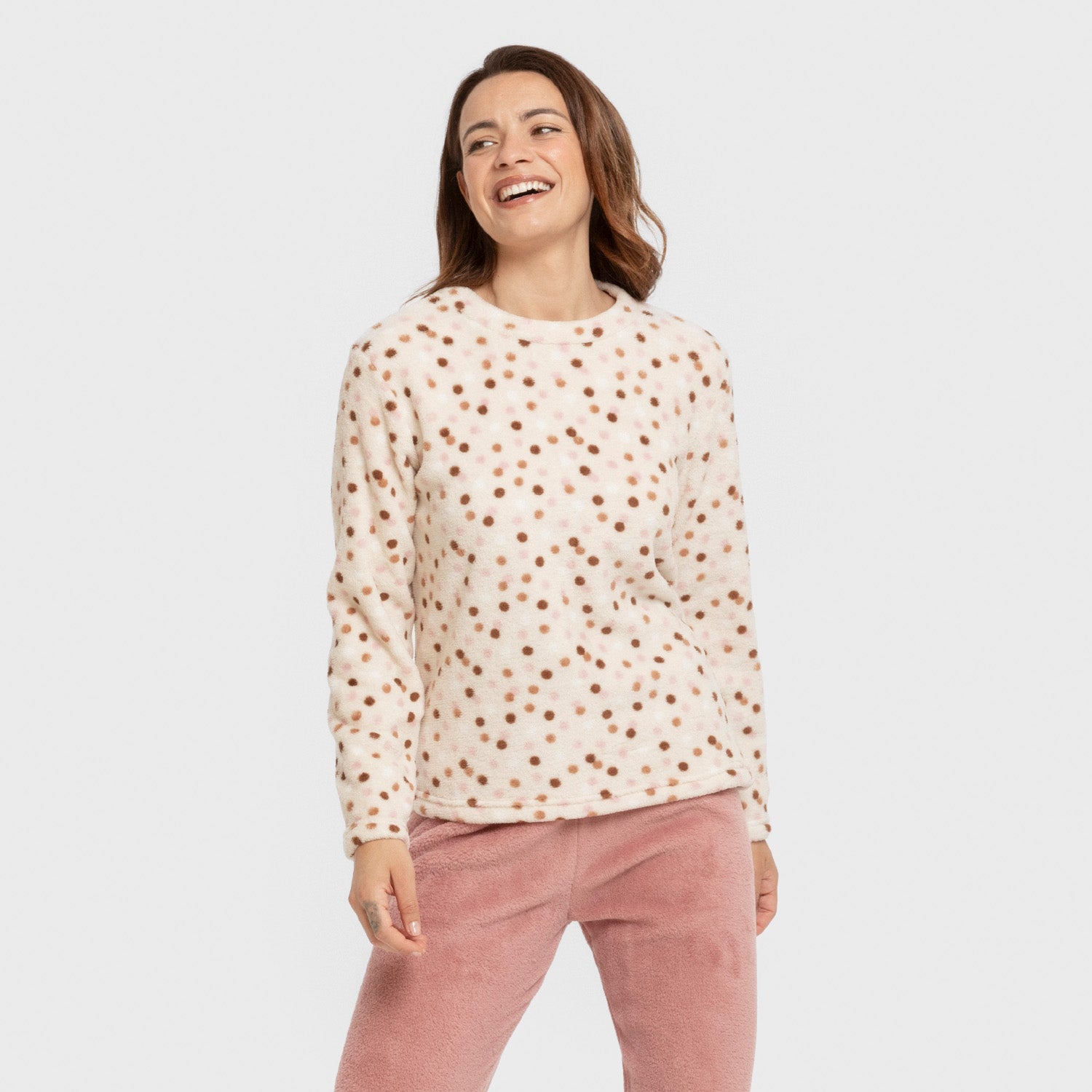 Pijama coral Janice malva