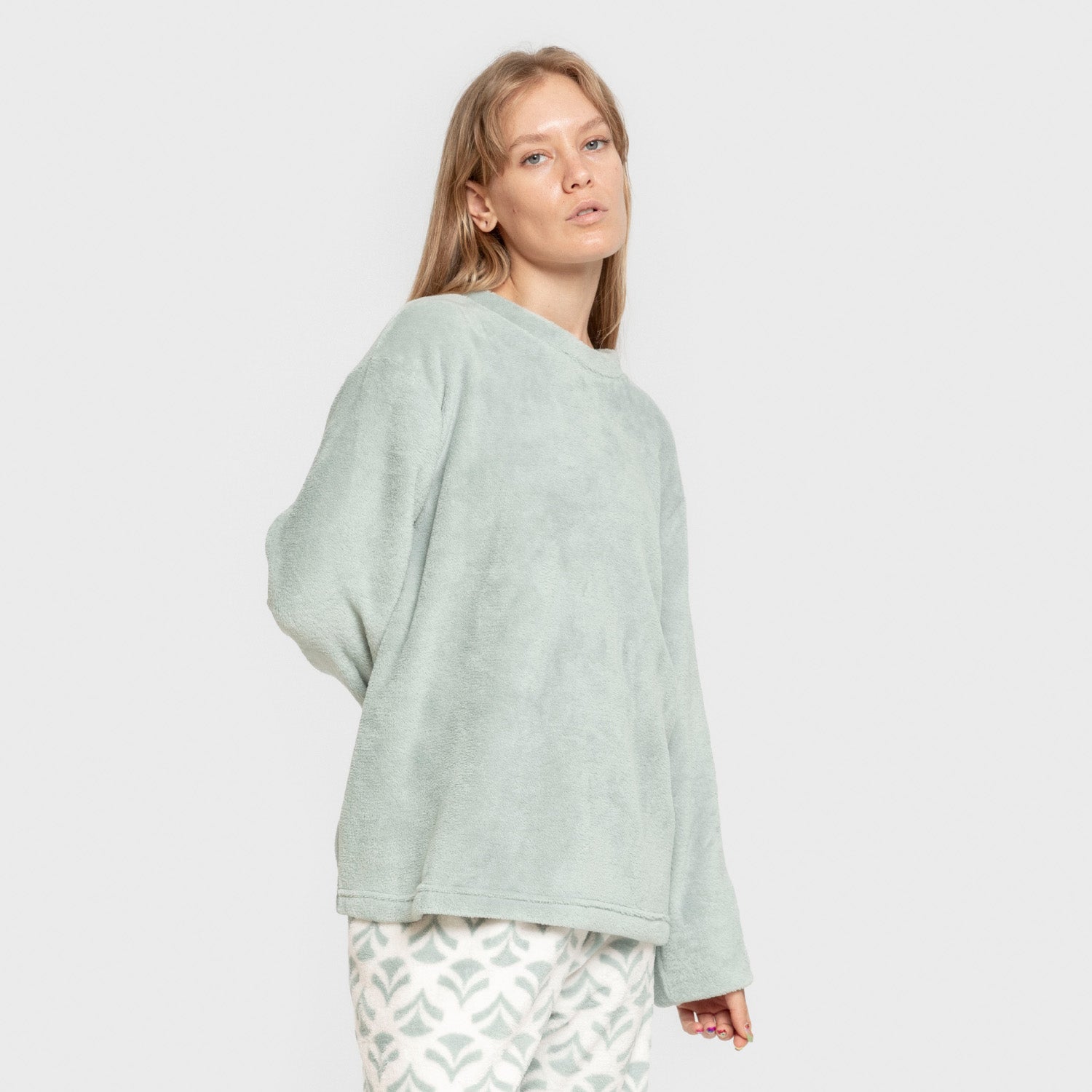 Pijama coral Etea verde tiffany