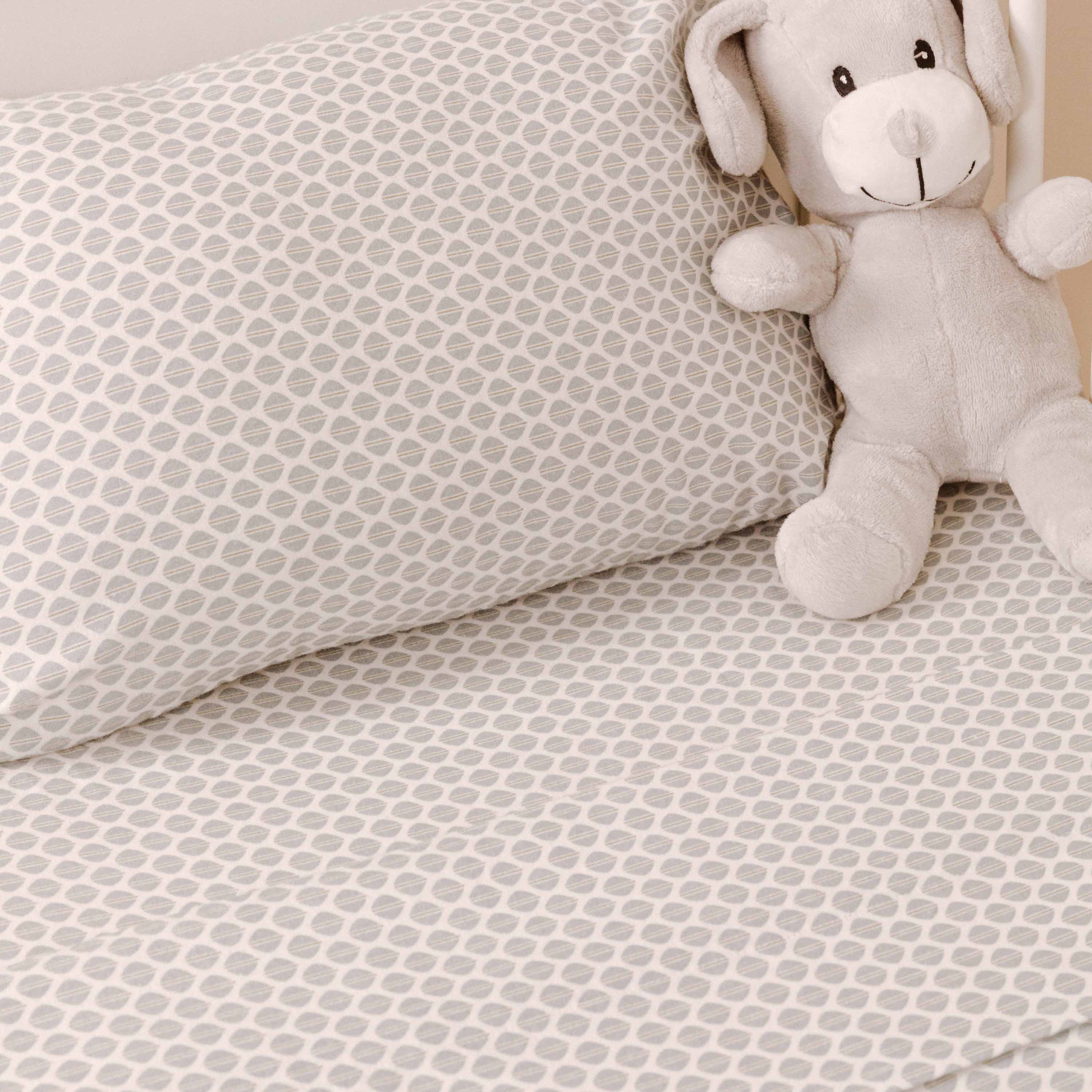 Juego de sábanas franela Dune indigo cuna