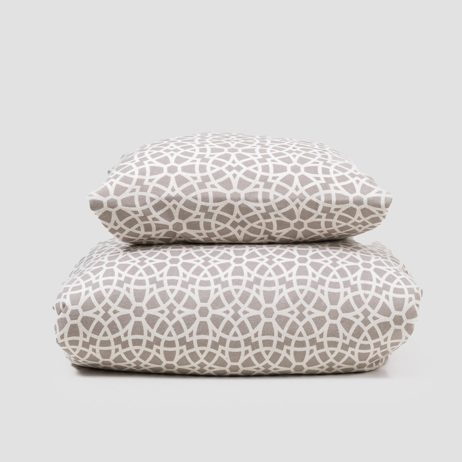 Funda nórdica franela Galisteo Gris Claro