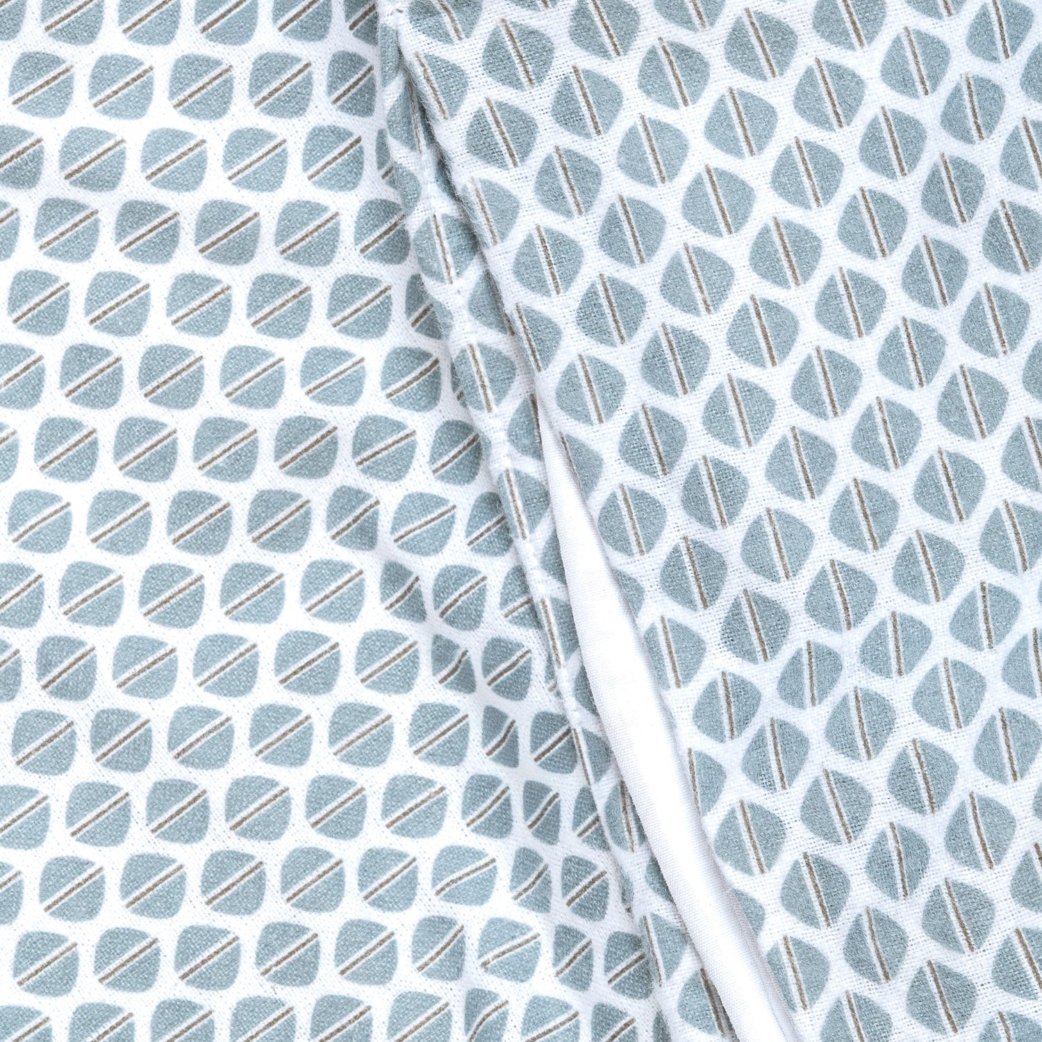 Capa de edredão franela Dune índigo