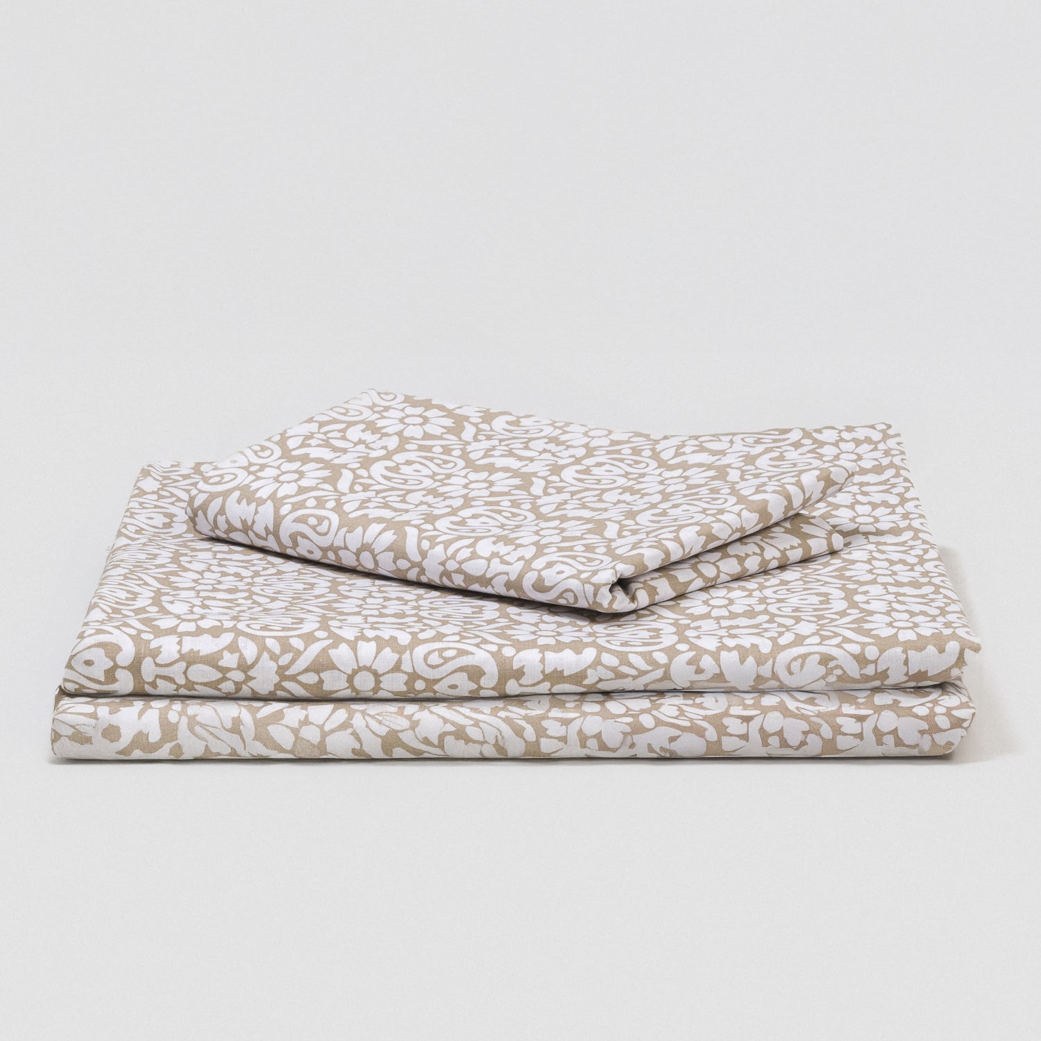 Set di lenzuola in cotone matilde tortora
