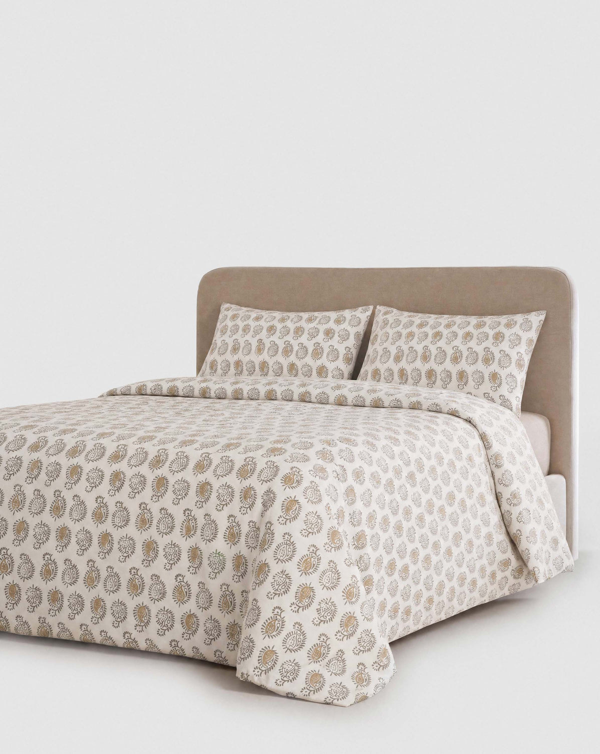 Indonesia green cotton duvet cover