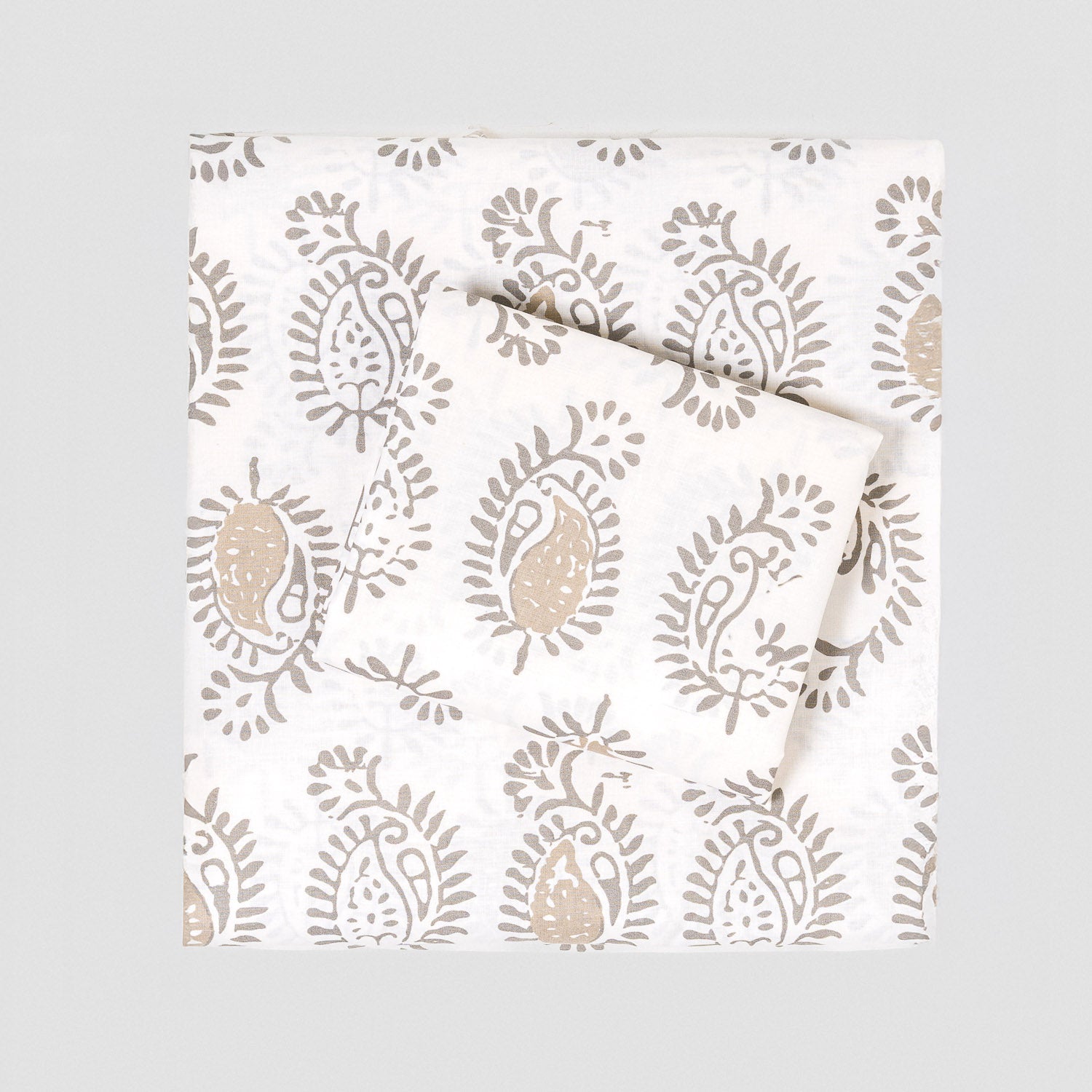 Jogo de lençóis de algodão Indonesia verde