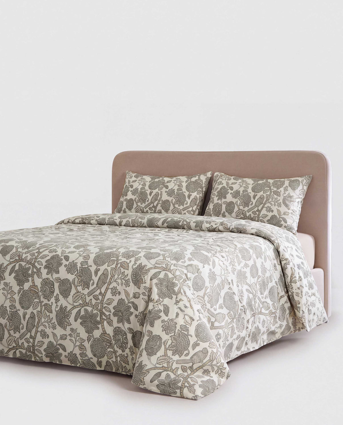 Copripiumino in cotone 100% enelia verde secco