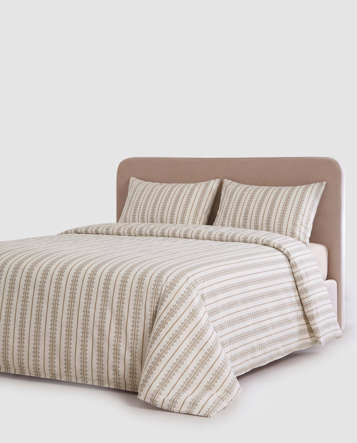 Alrubia dry-green cotton duvet cover